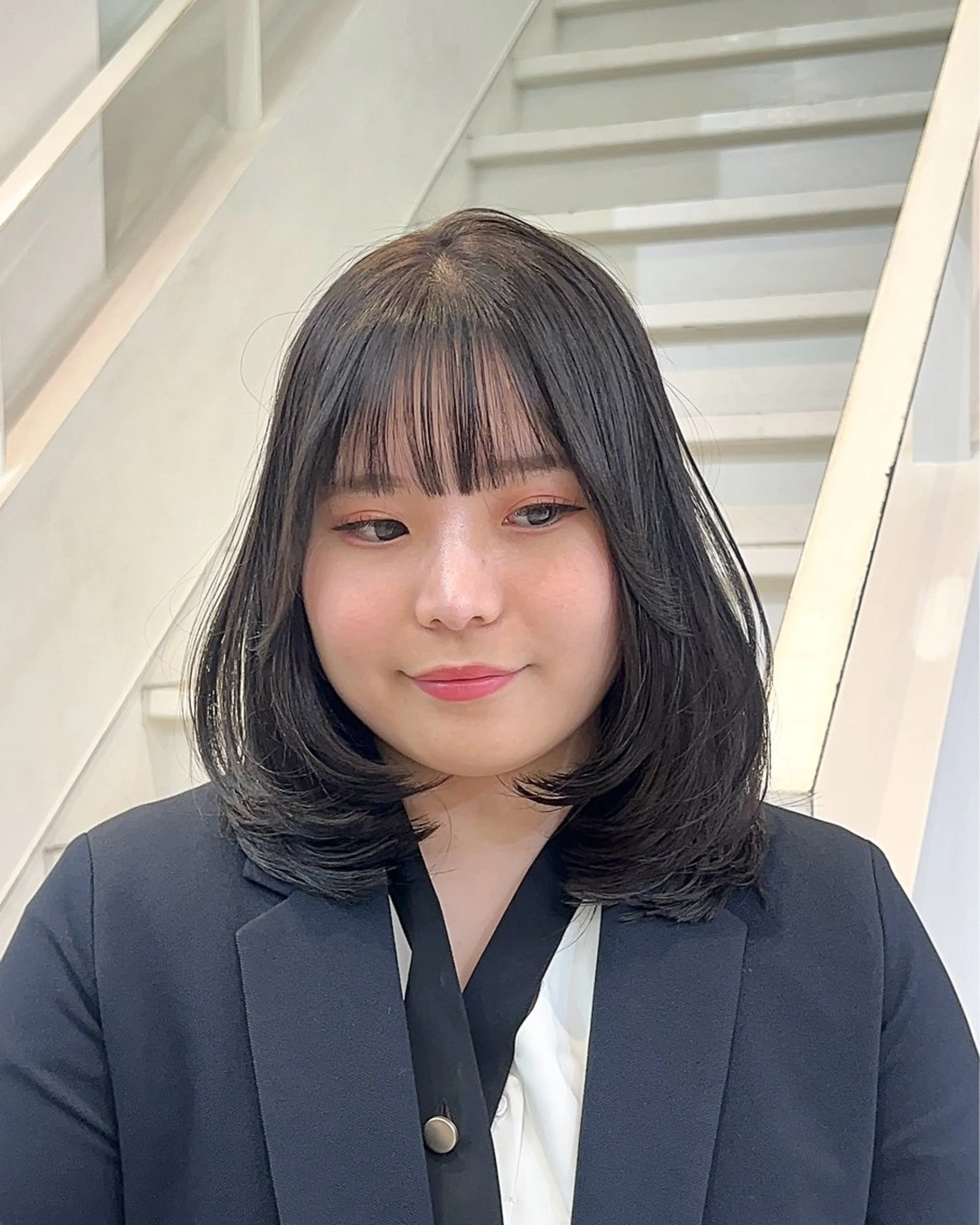 ミディアム カット ヘアカラー VIEW Tokyo所属・🎀ミディアムボブ/ 縮毛矯正/ひかりのヘアスタイル