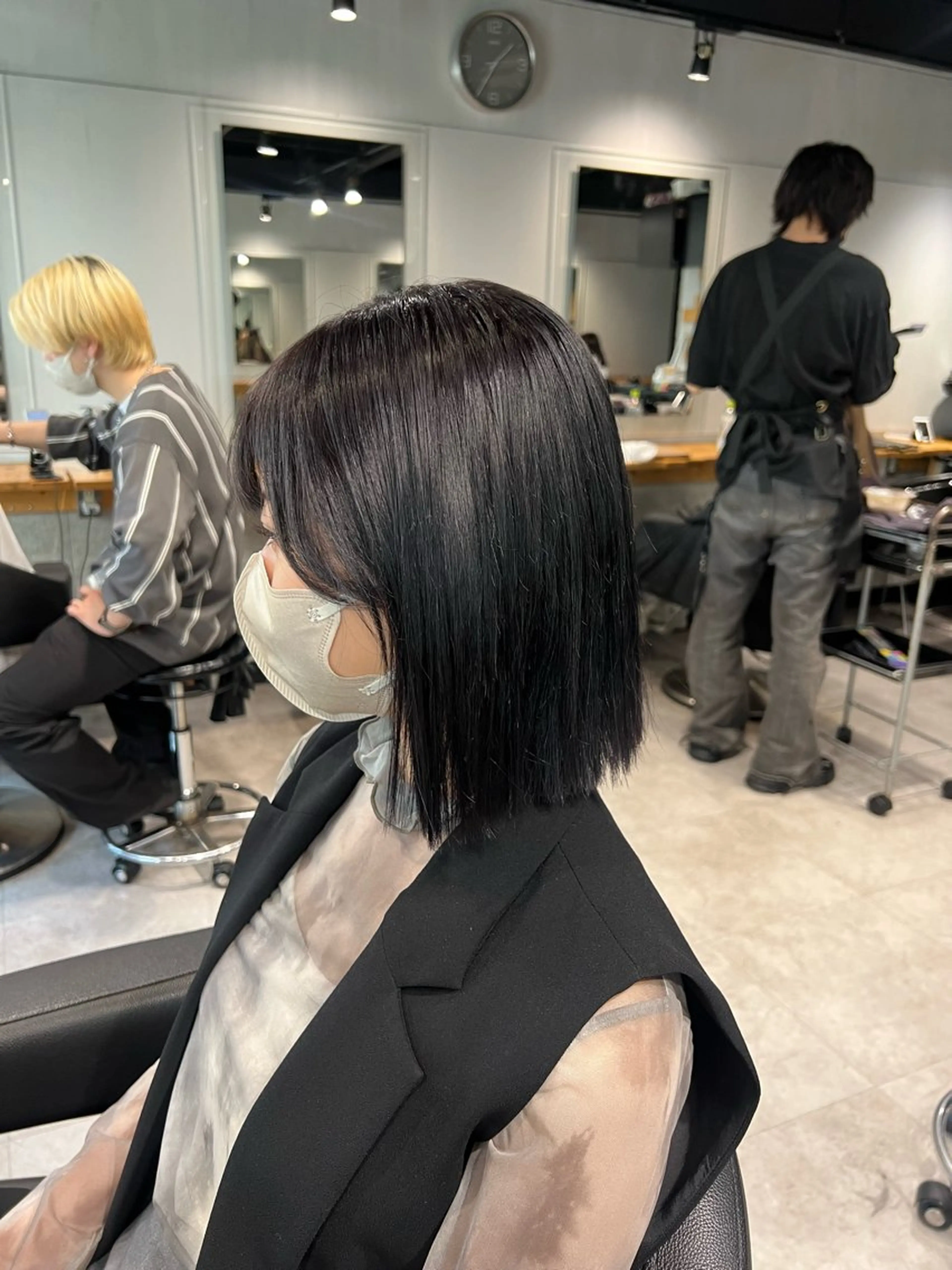 ショート カラー ヘアカラー NANAMI🩵可愛 さ大人っぽさ韓国ヘアのヘアスタイル