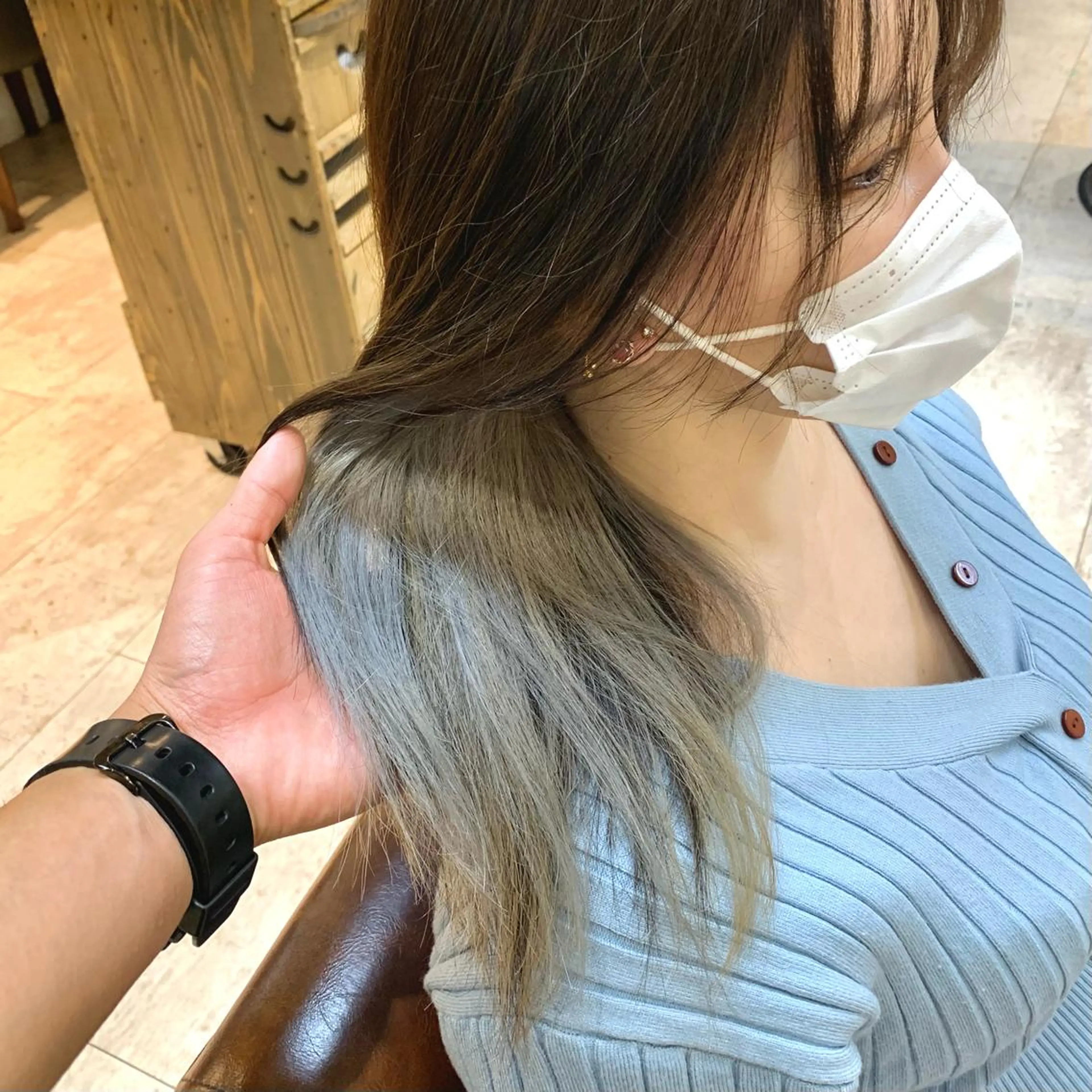 セミロング ヘアカラー トリートメント ヘアセット エクステ/ケア カラー/KOICHIのヘアスタイル