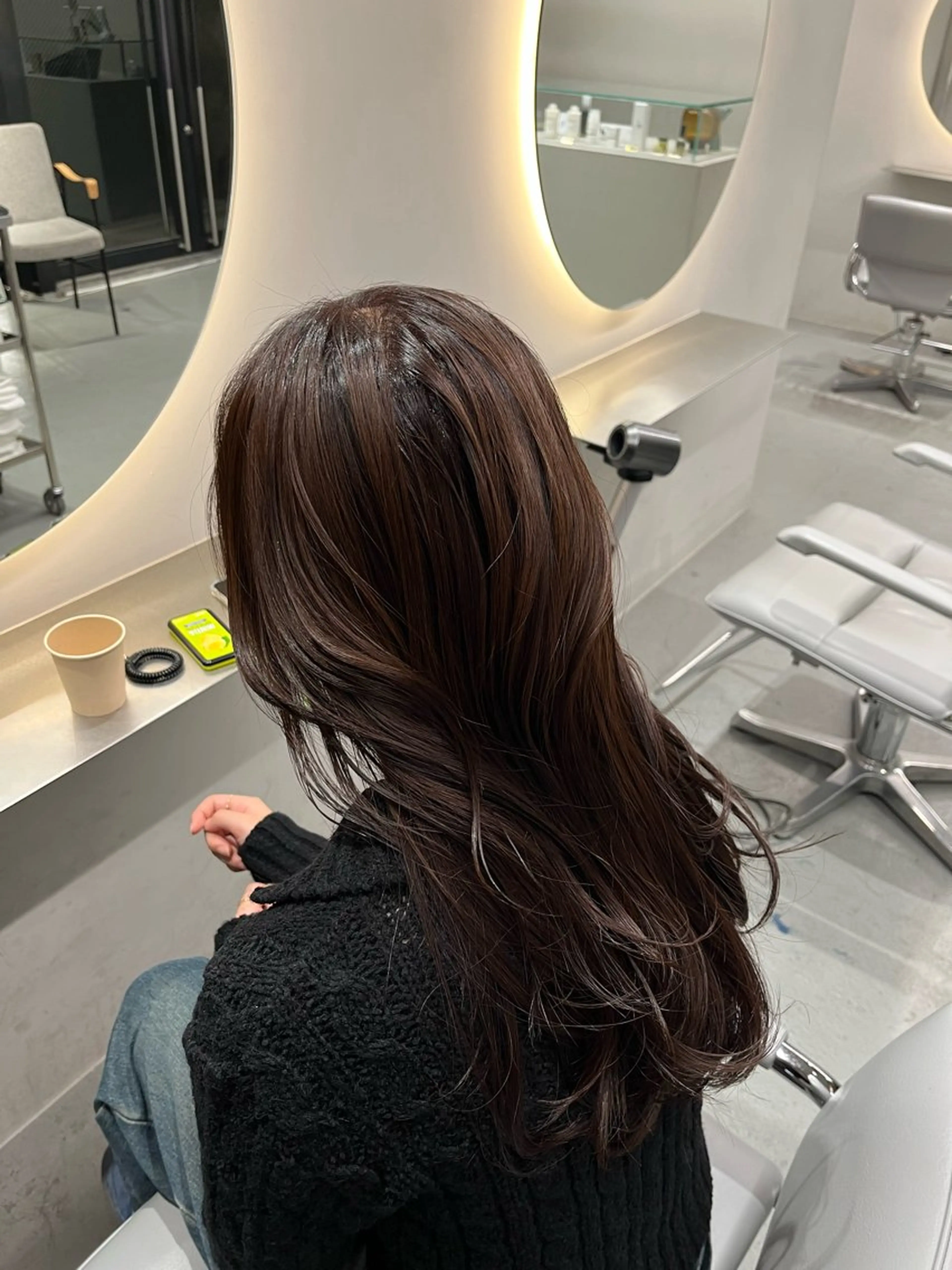 ロング カラー ヘアアレンジ ヘアカラー トリートメント 原宿・デザインカラー YUI🤍ྀིのヘアスタイル