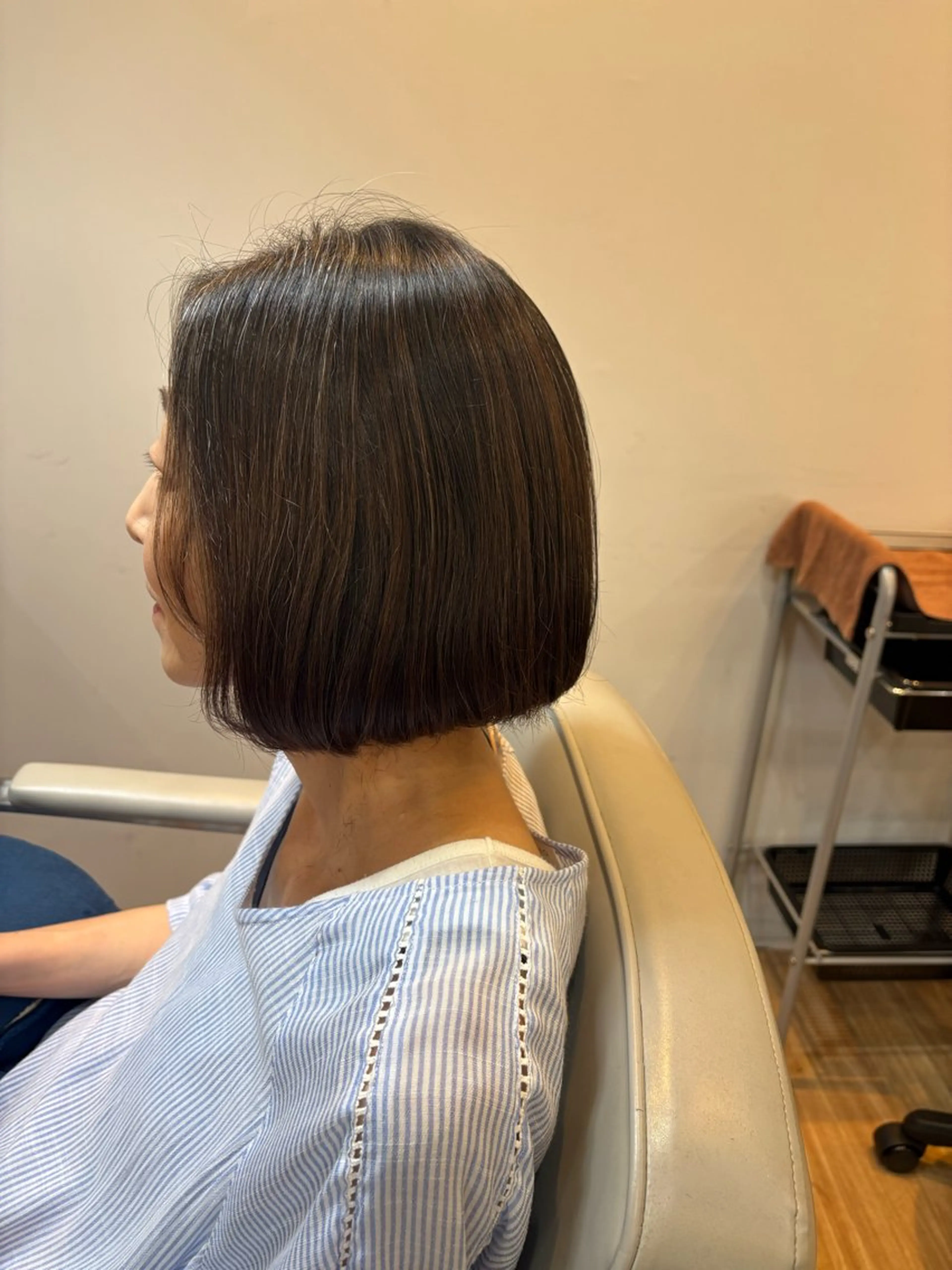 ショート ヘアカラー トリートメント IRICO たまプラーザ所属・韓国ヘアー🇰🇷 MIWAのヘアスタイル