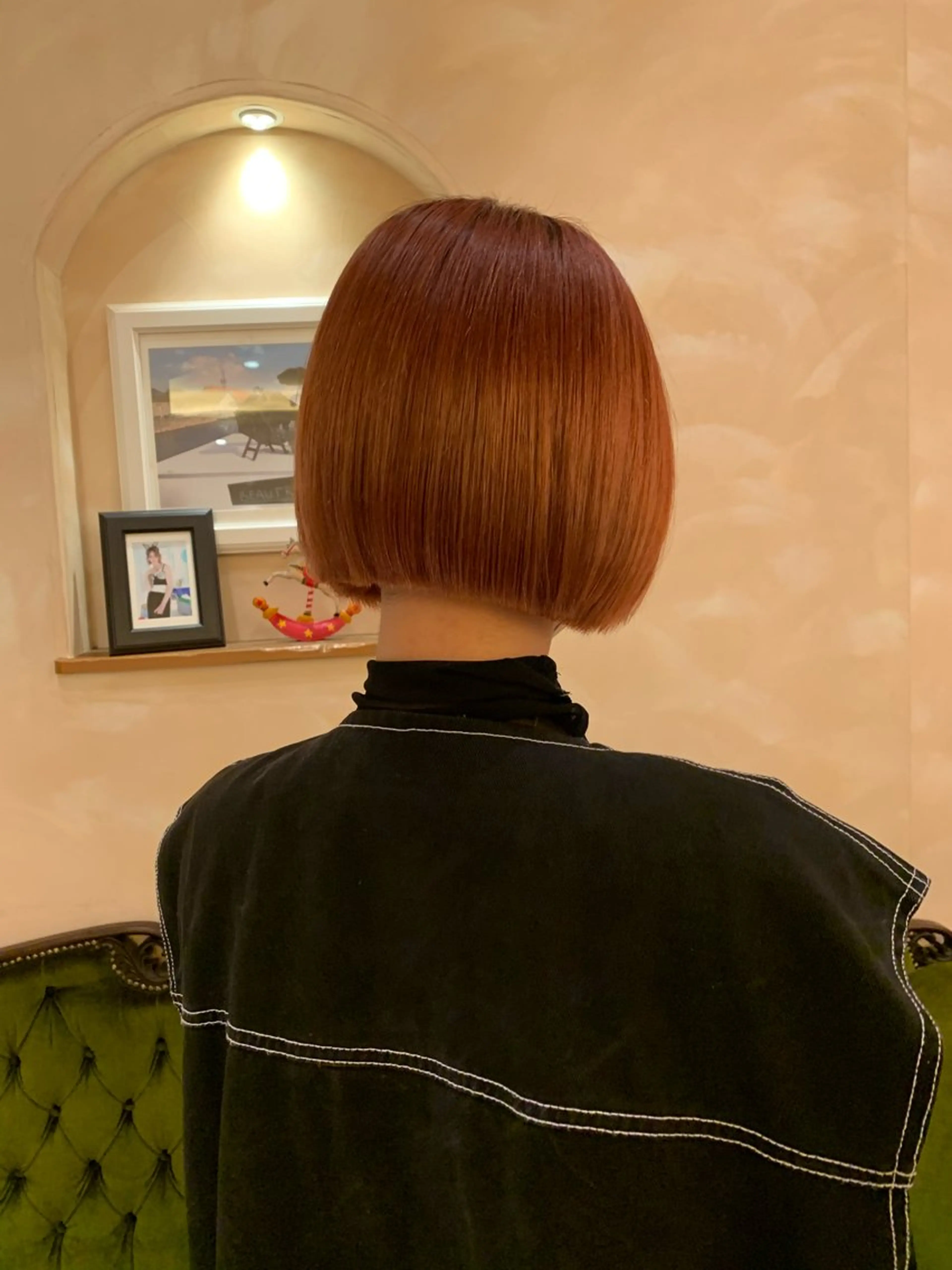 ショート ボブ 青山 莉奈のヘアスタイル
