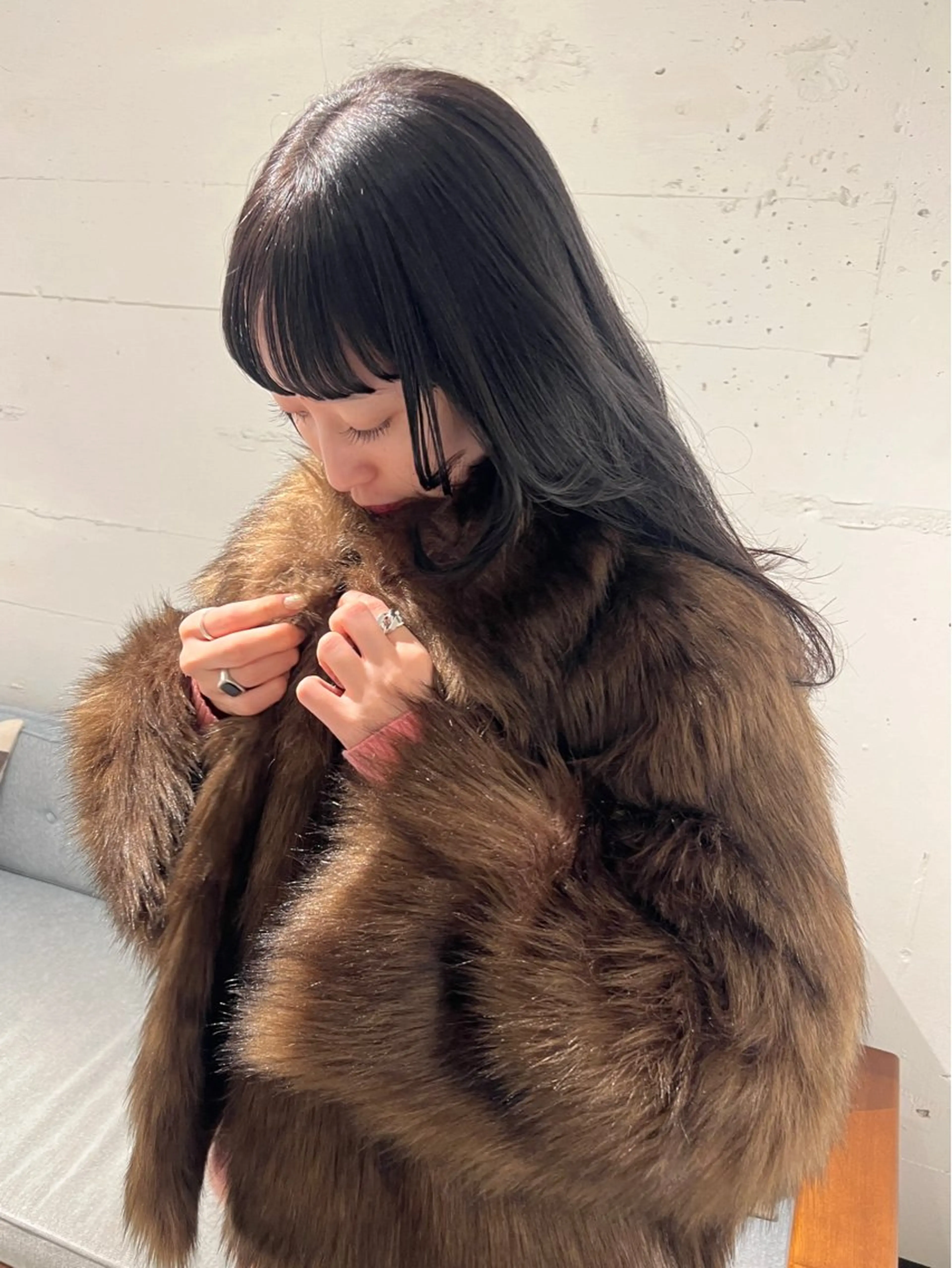 ロング 峯田 優花のヘアスタイル