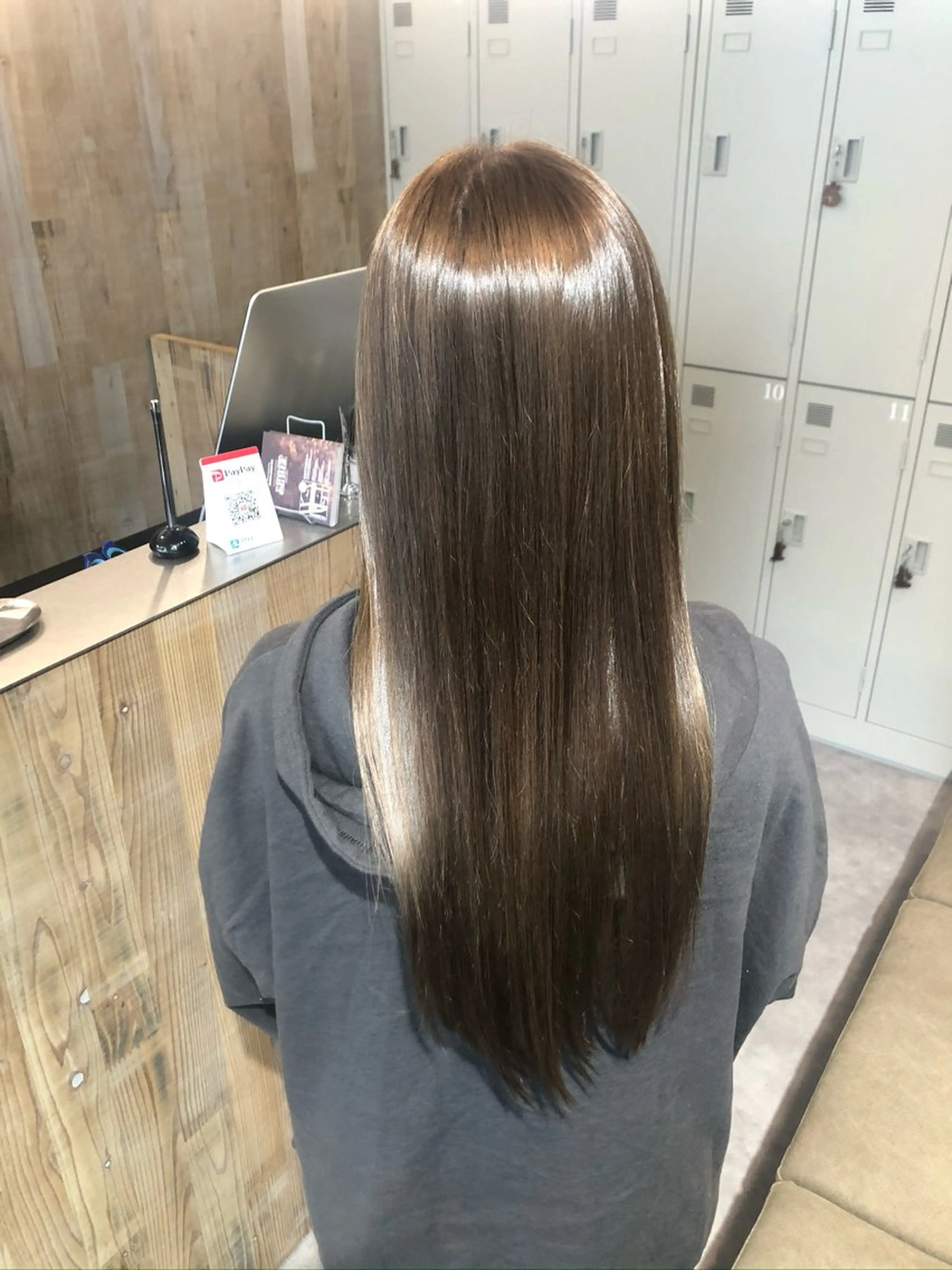 【最高級☆髪質改善ストレート】縮毛矯正+カット+ULTOWAトリートメントの写真