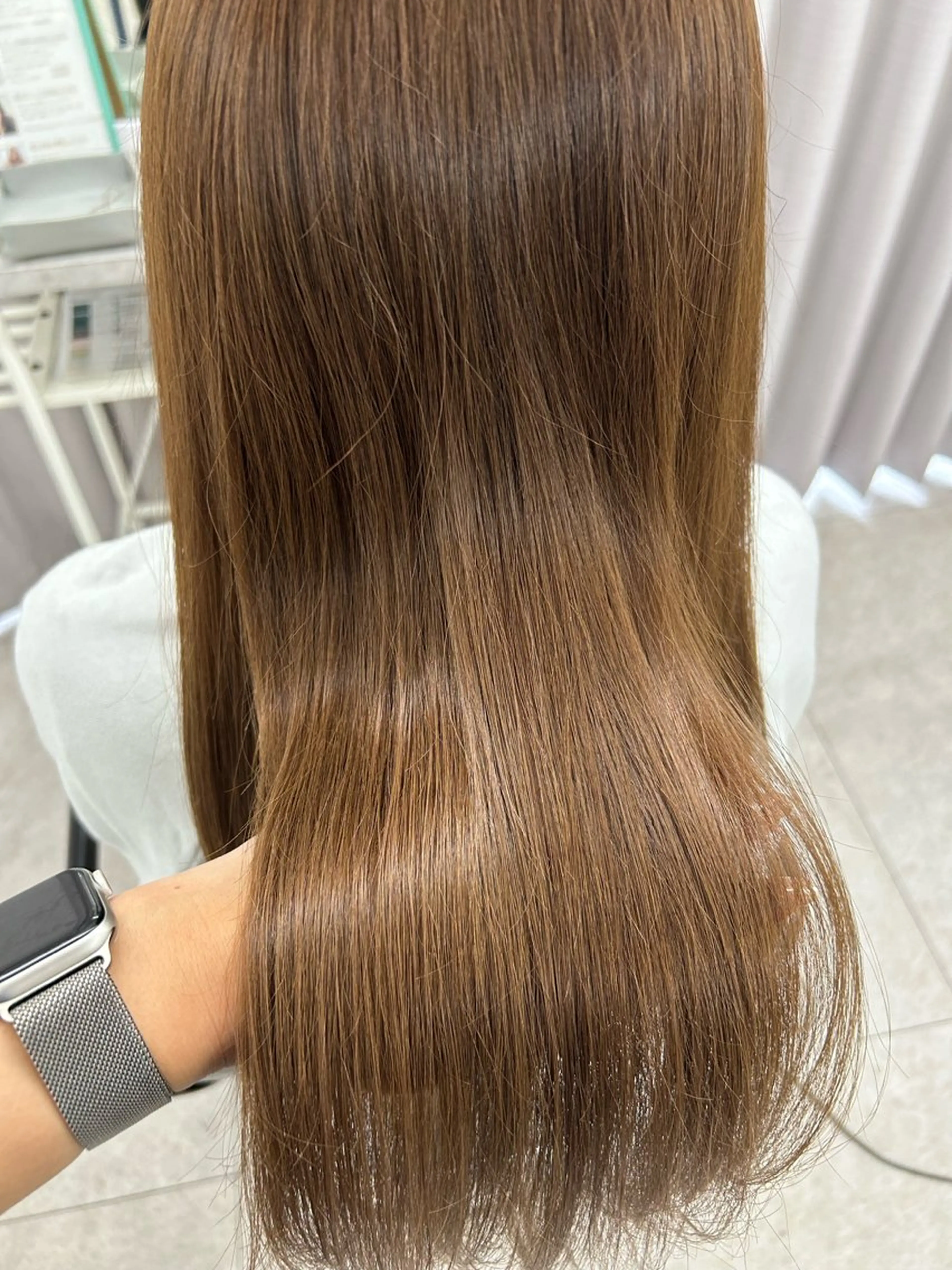 ロング カラー ベージュカラー ブリーチ ブリーチなしカラー トリートメント 【美髪】髪質改善 縮毛矯正🪄Annaのヘアスタイル
