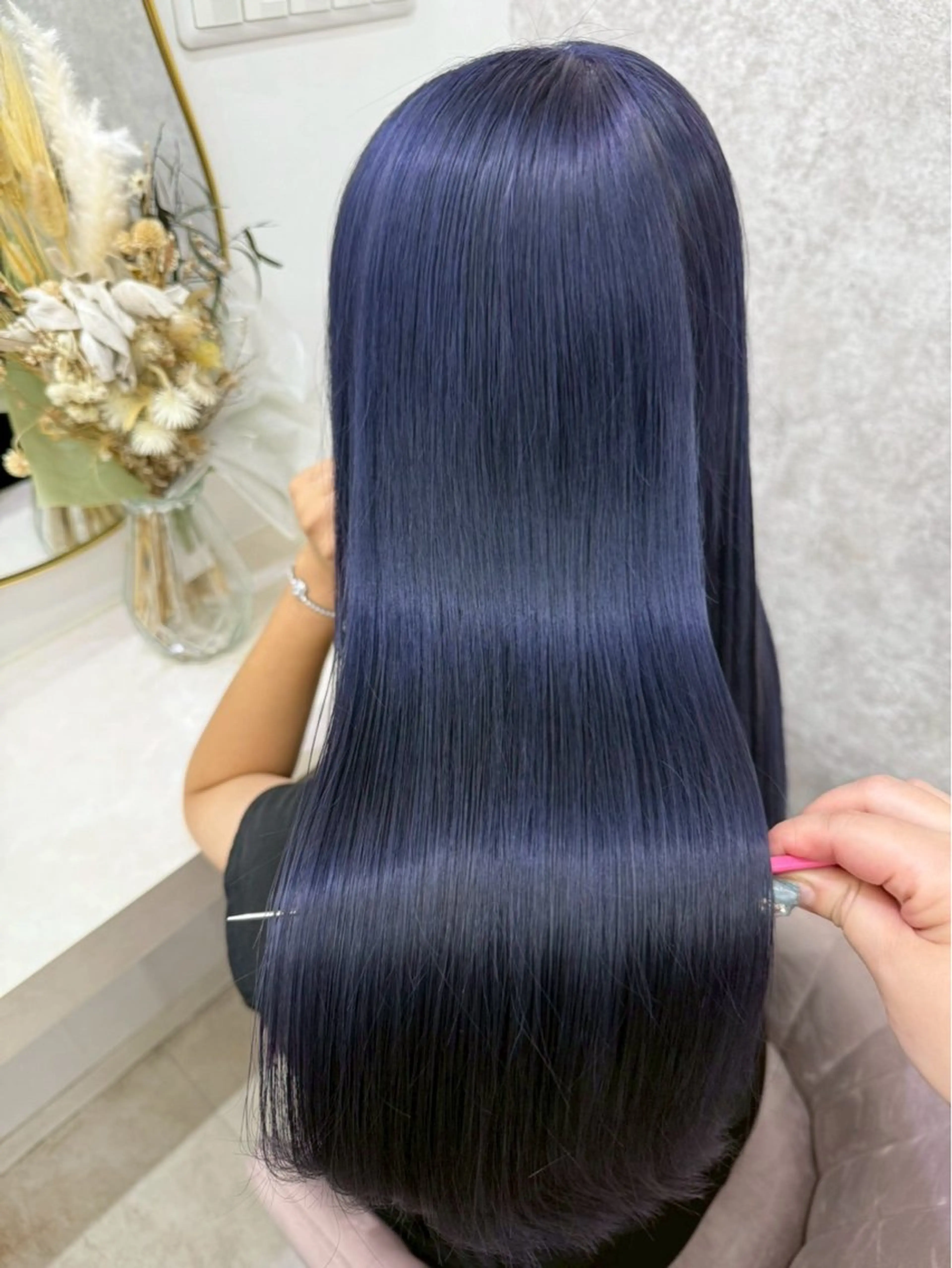🩵💙寒色💙🩵ワンカラー➕1stepトリートメント🫧の写真