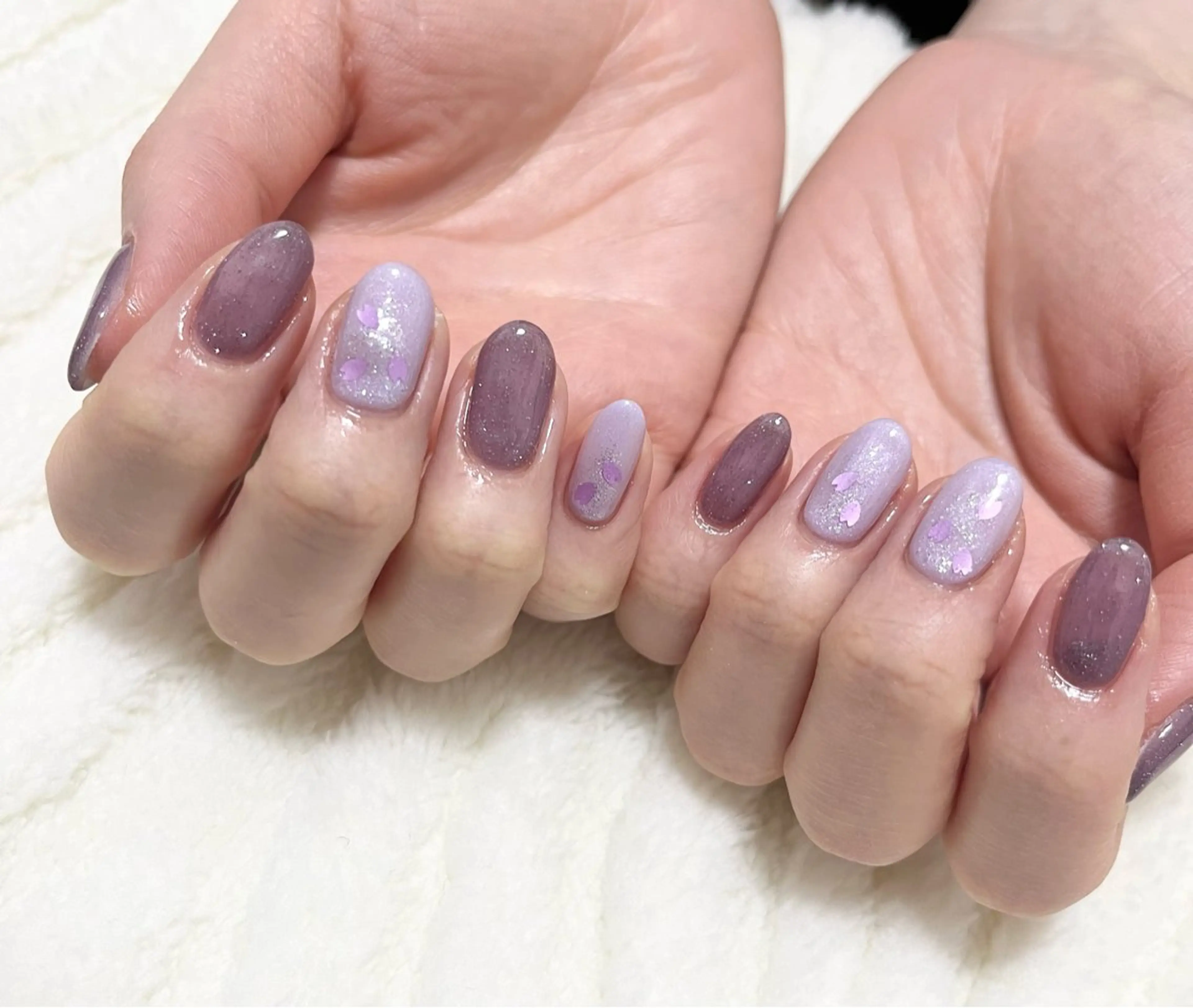 ネイル シンプルネイル 春ネイル わたなべ さやかのネイルデザイン