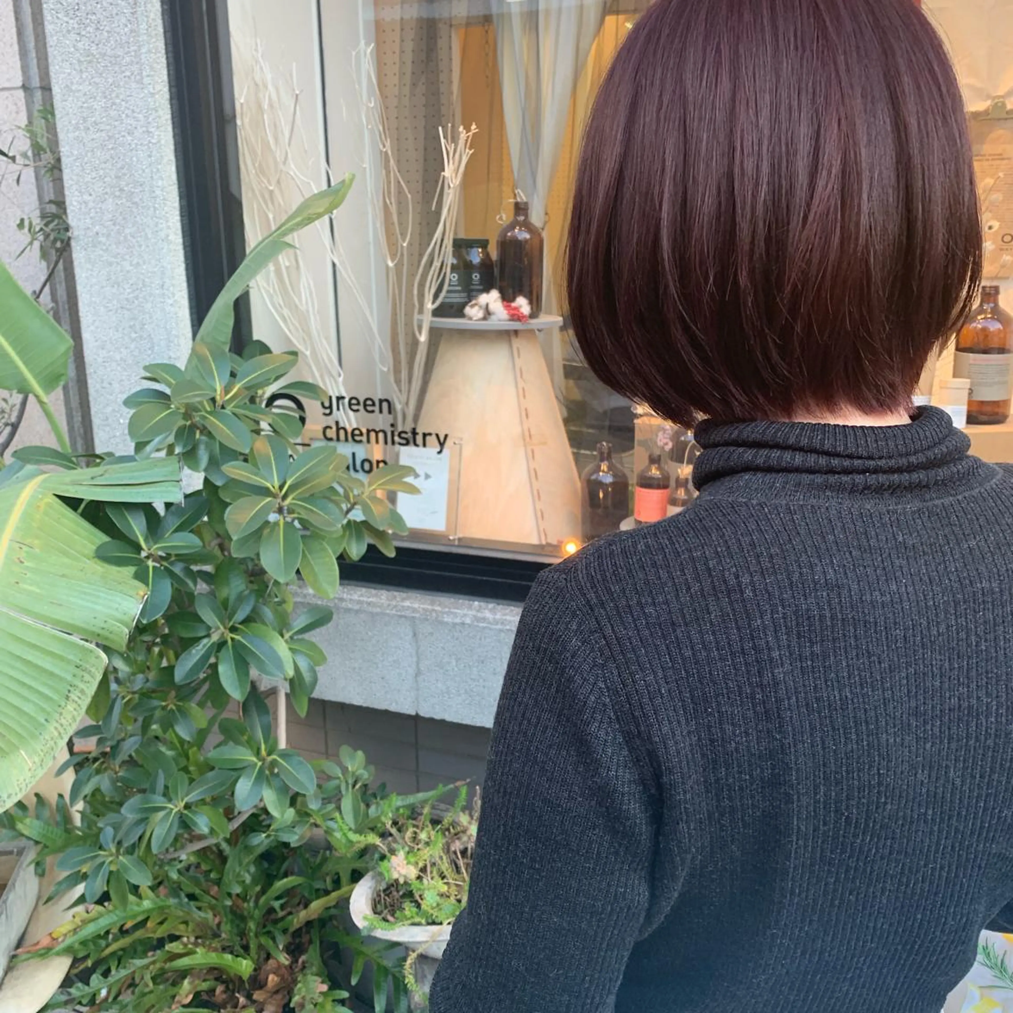 ショート カット ヘアカラー トリートメント 艶髪color💎髪 質改善ストレート大吉のヘアスタイル