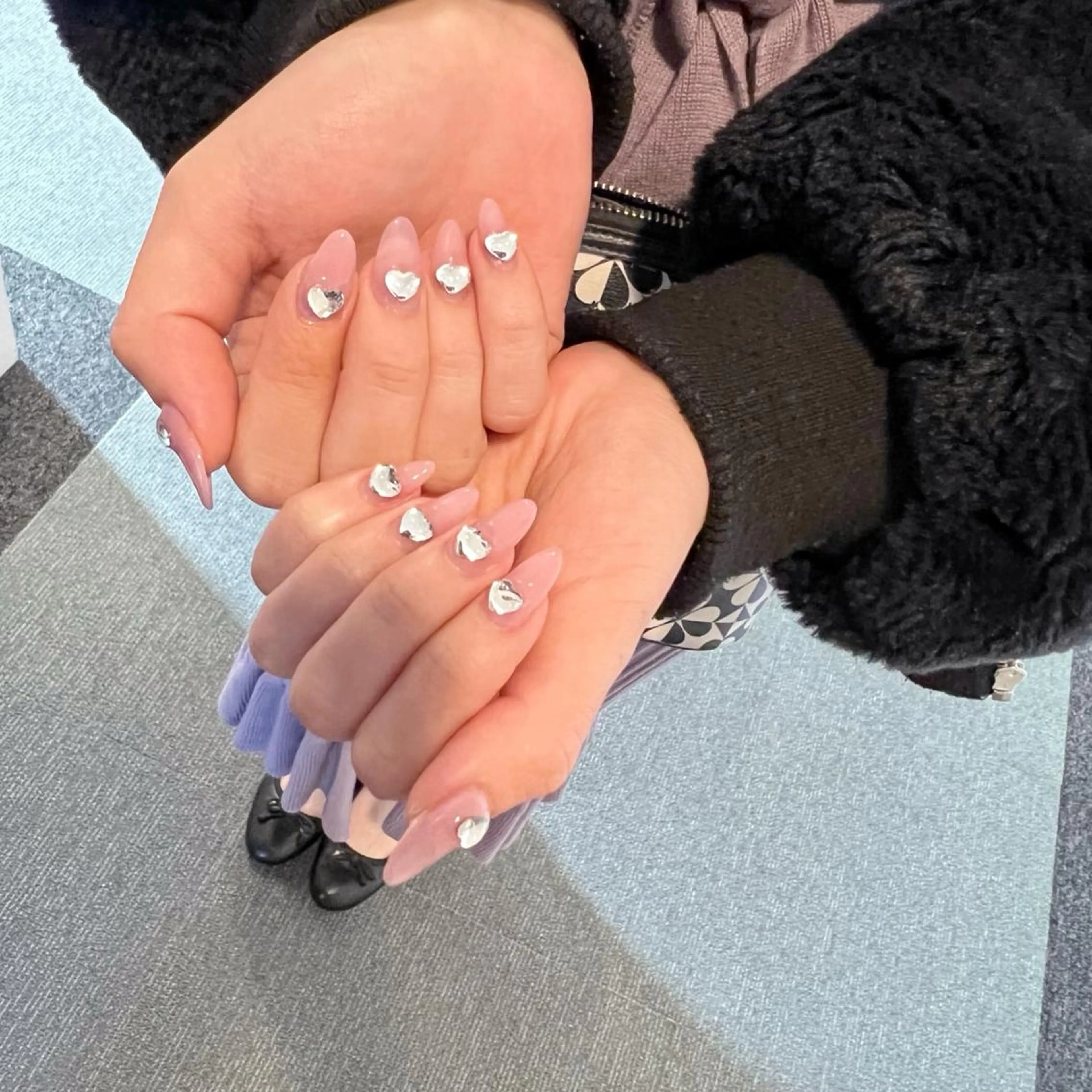 ネイル オーロラネイル フットネイル フレンチネイル ジェルネイル 韓国ネイル ハンドネイル ハンドケア EN nailsalon所属・【ENサロン】 Rei🎀Nailのネイルデザイン