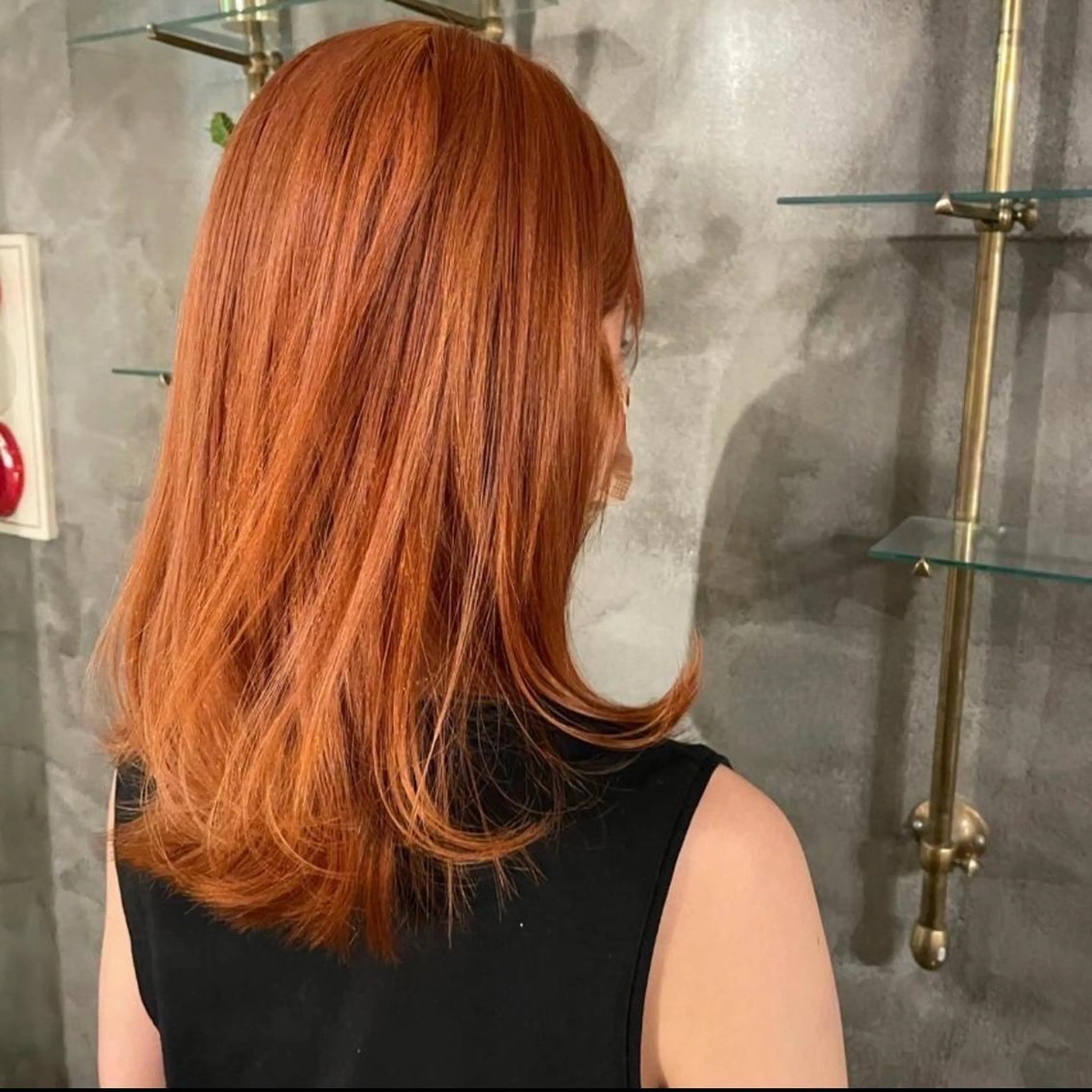 セミロング カラー HAIR MAKE  miel所属・🫧透明感カラー🫧 SHINSEIのヘアスタイル