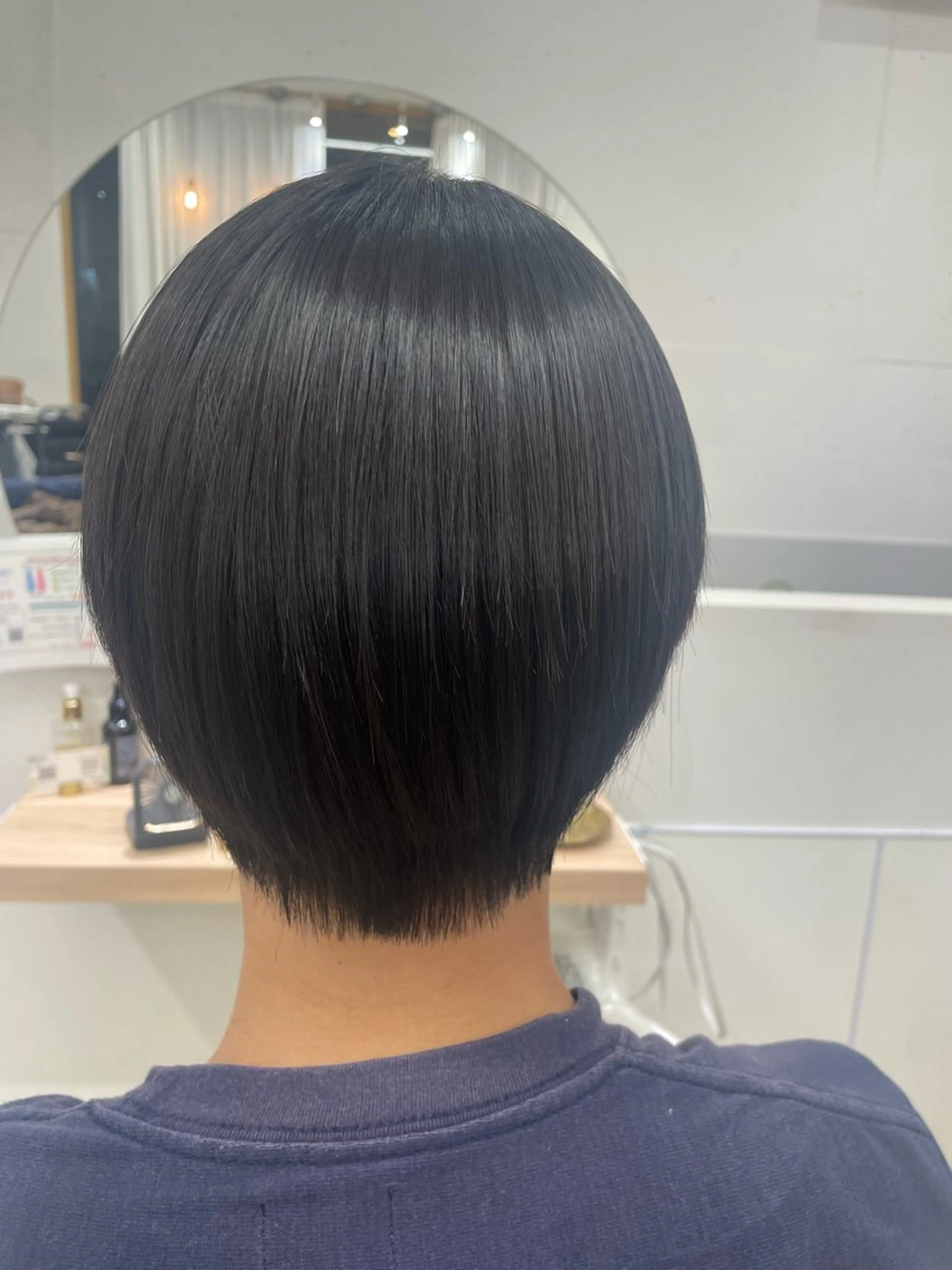 ショート 縮毛矯正 ユニカバイミリー MISAKI🫧のヘアスタイル