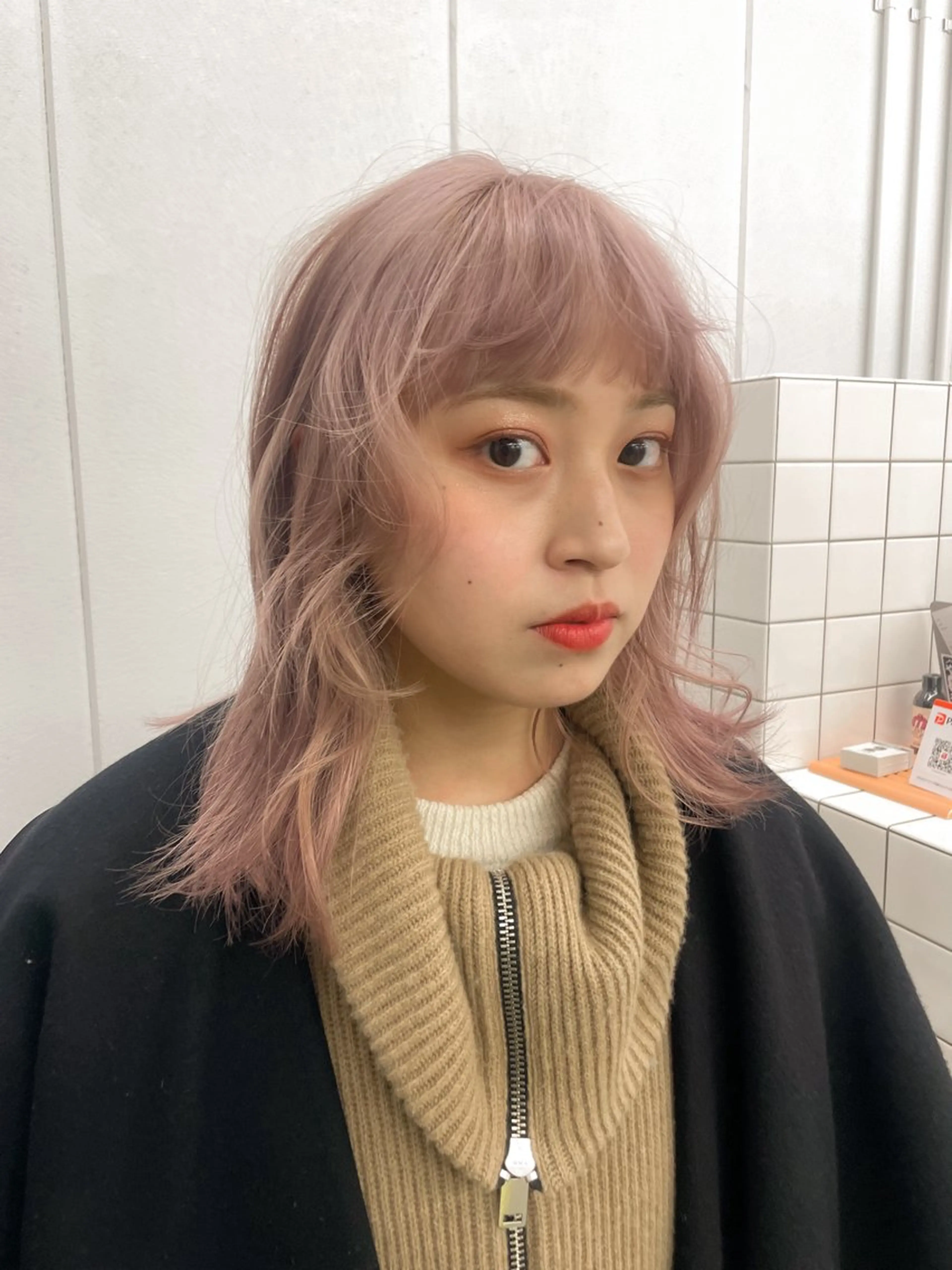 ミディアム カラー ヘアカラー 関 京磨のヘアスタイル
