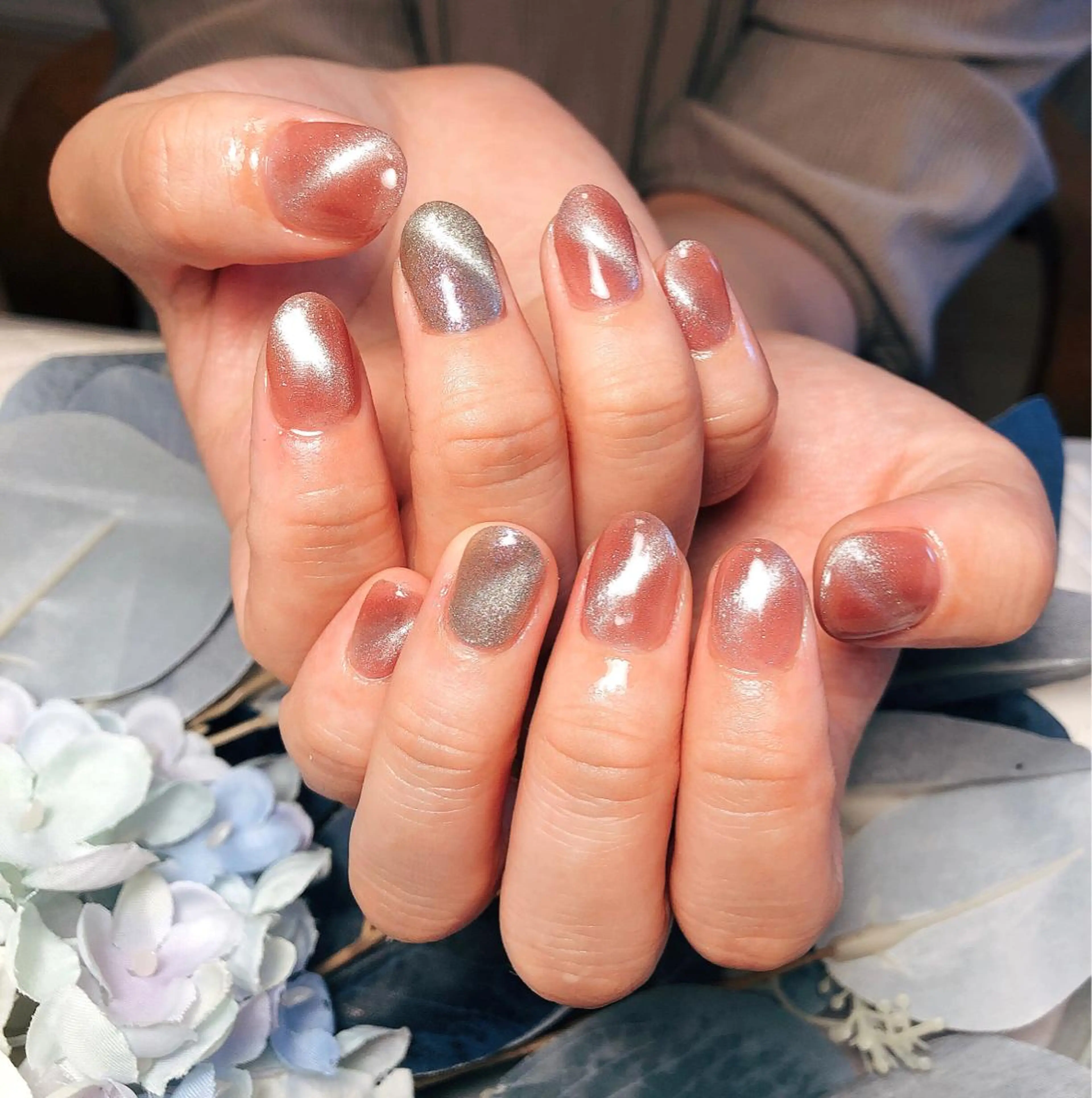 ネイル ジェルネイル マグネットネイル 🍭Kiara Nail🍭のネイルデザイン