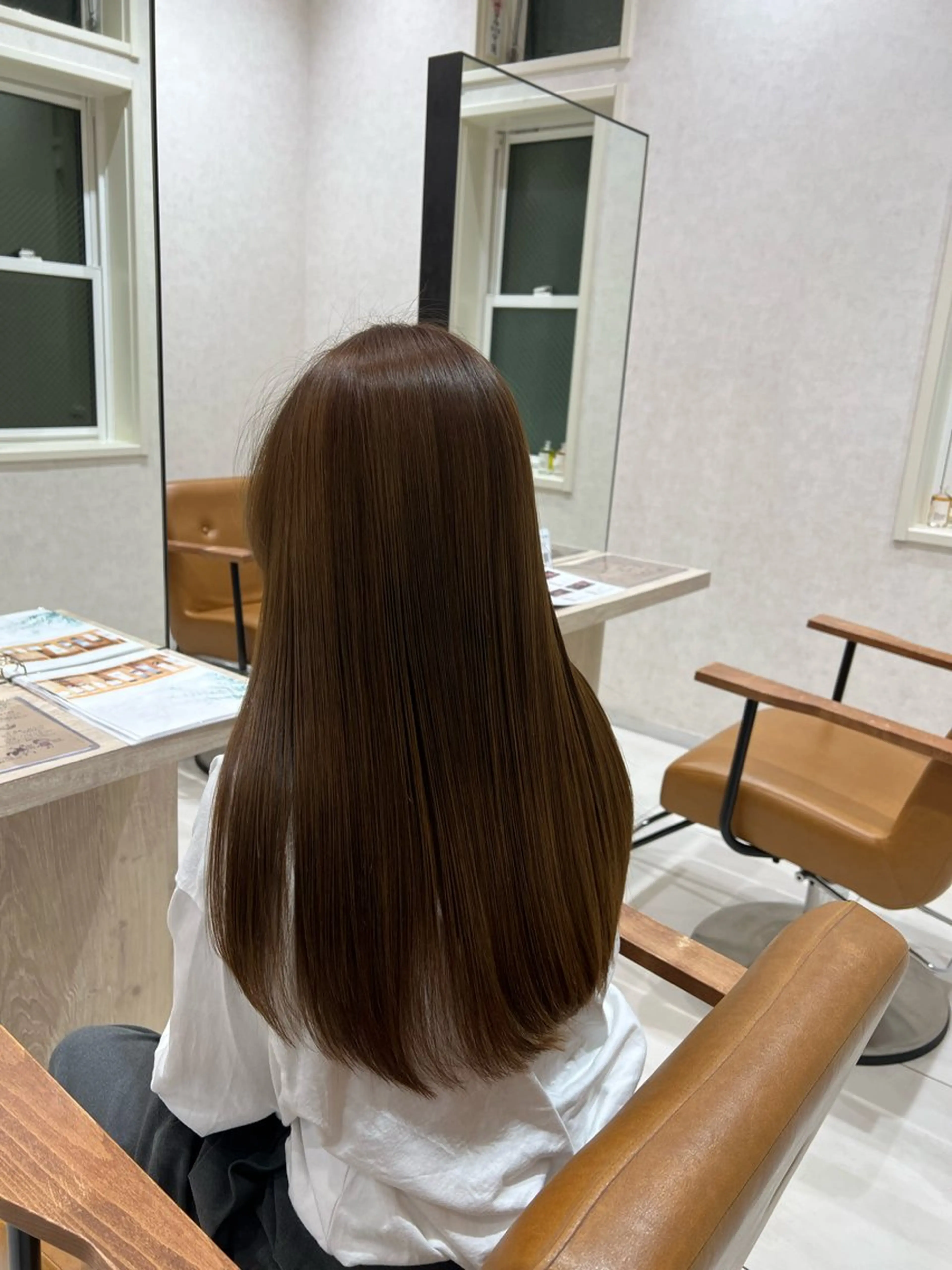 ロング ロング カット ヘアカラー 格安でご案内🌱 似合わせ足立のヘアスタイル