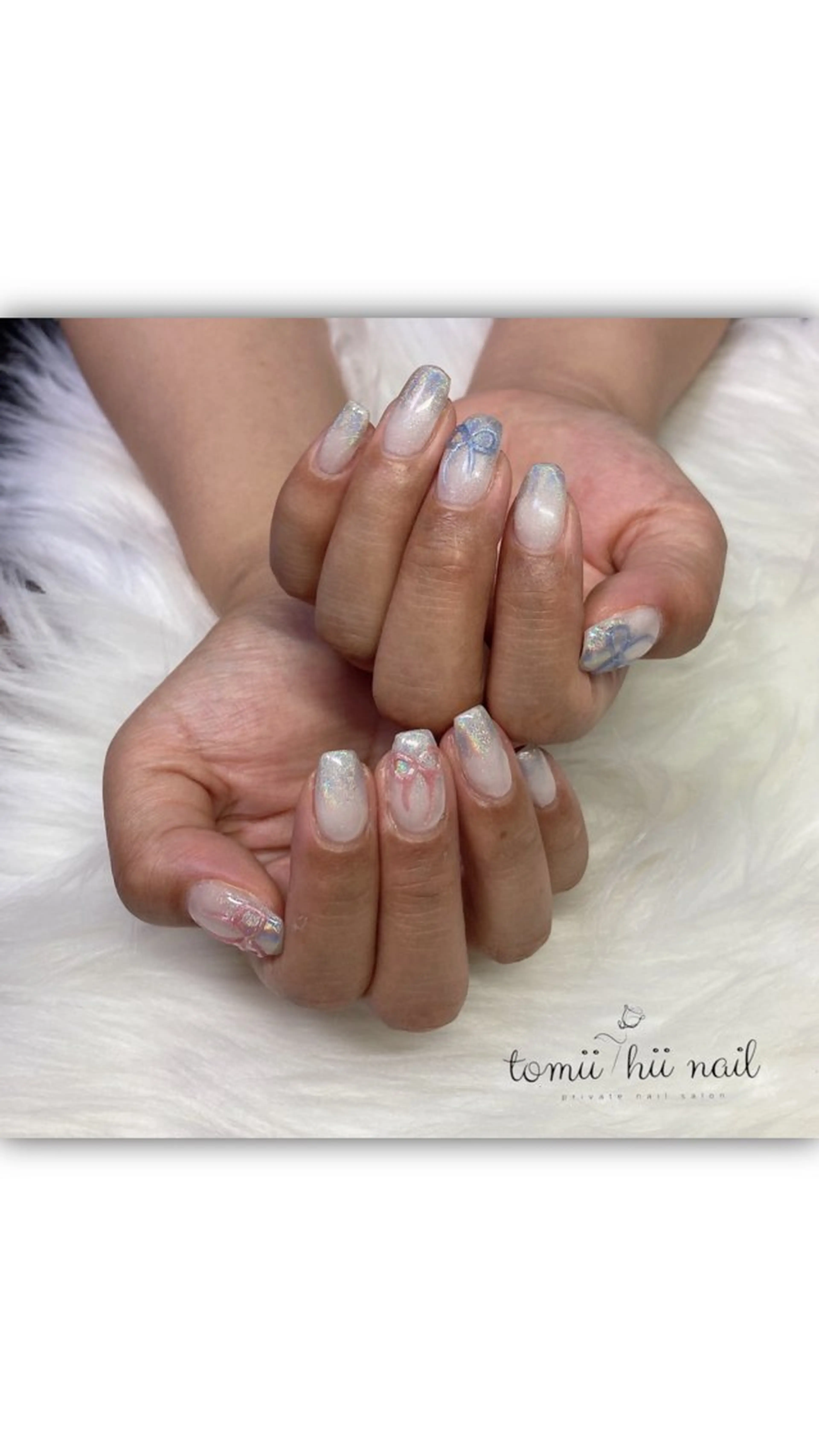 ネイル リボン tomii-hii -nailのネイルデザイン