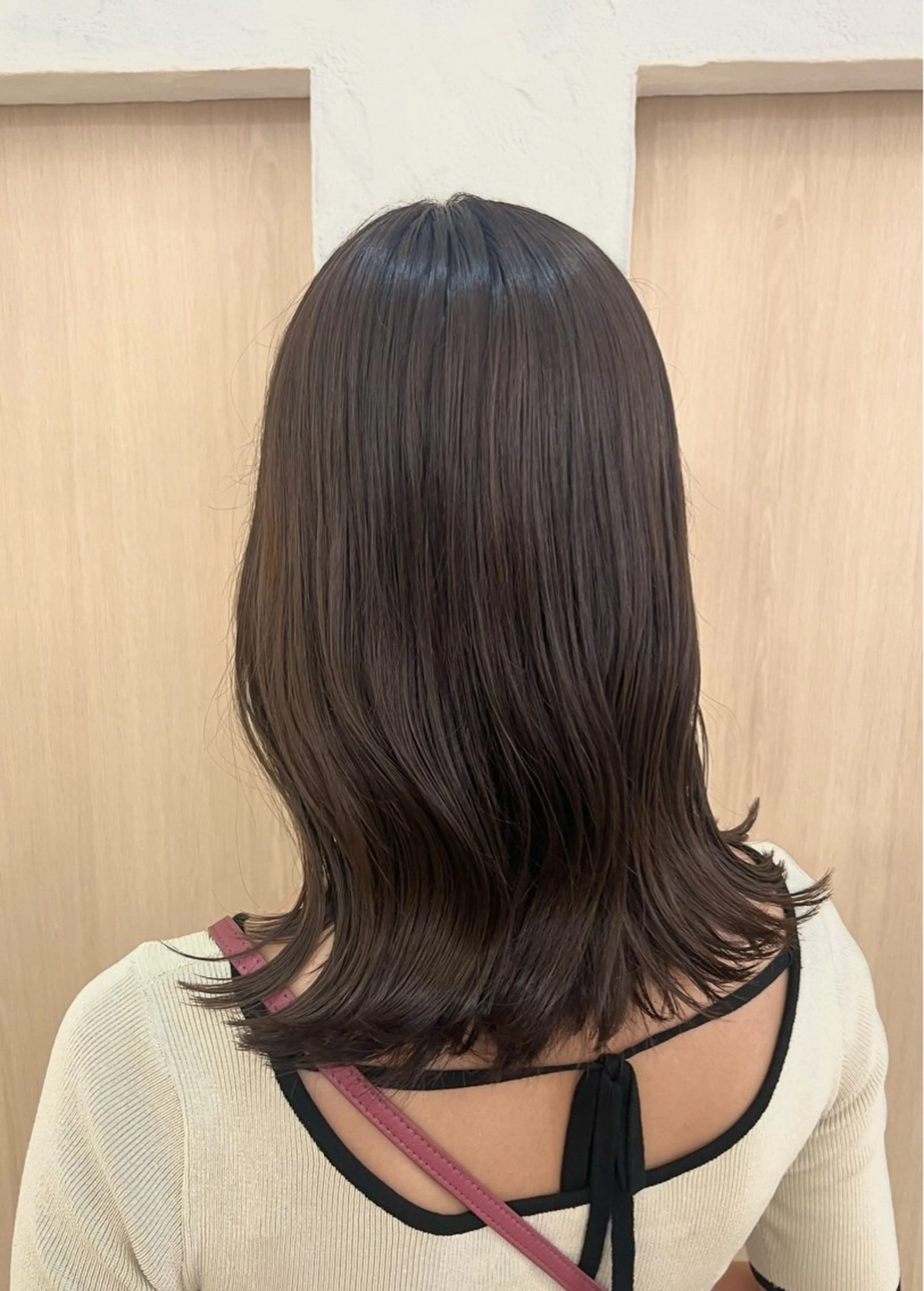 ミディアム カラー カット ヘアカラー トリートメント レイヤーカット/髪質 改善/メンズカットのヘアスタイル