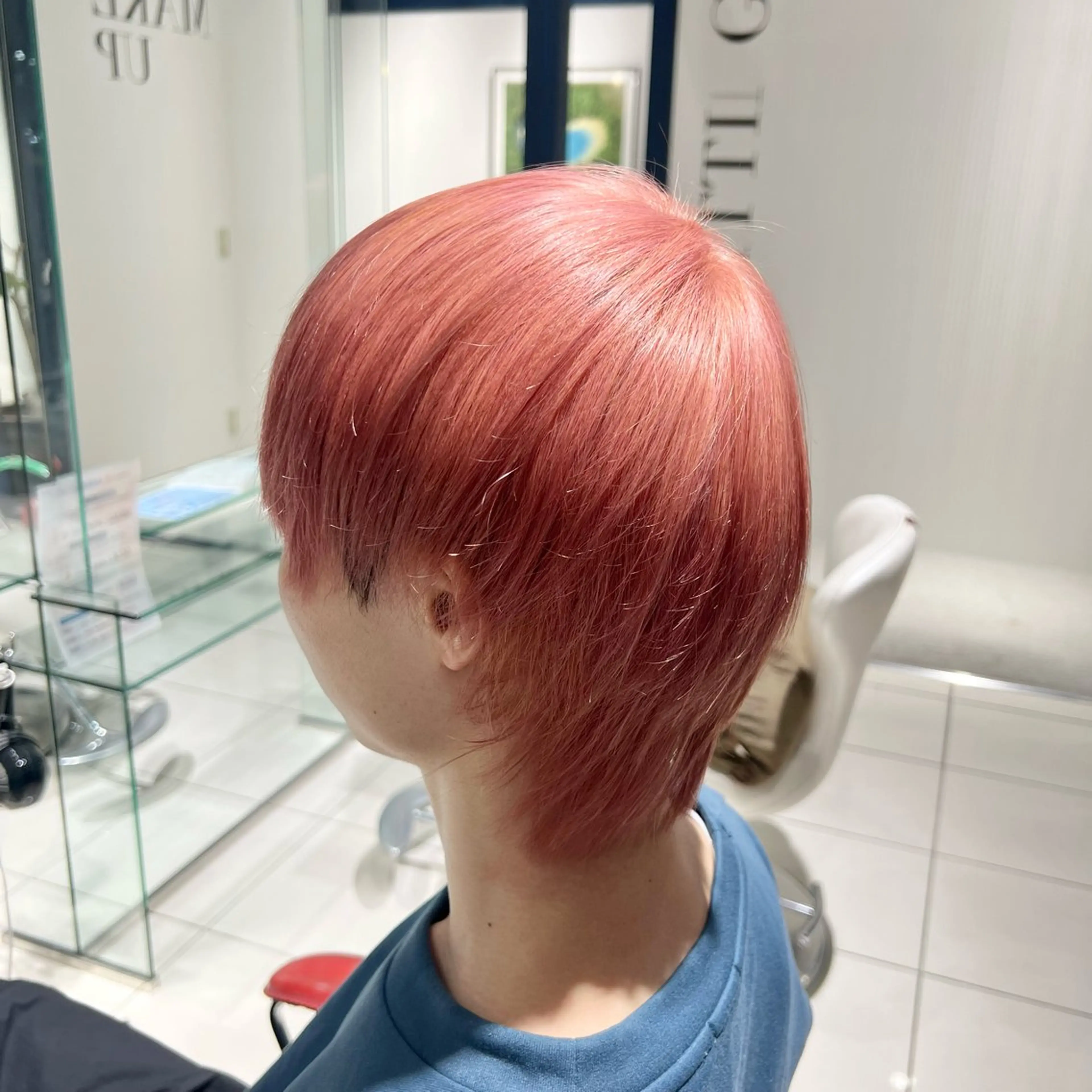 カラー メンズ ベージュカラー ピンクカラー ピンクベージュ ヘアカラー トリートメント stylist 🐶内藤 成香のヘアスタイル