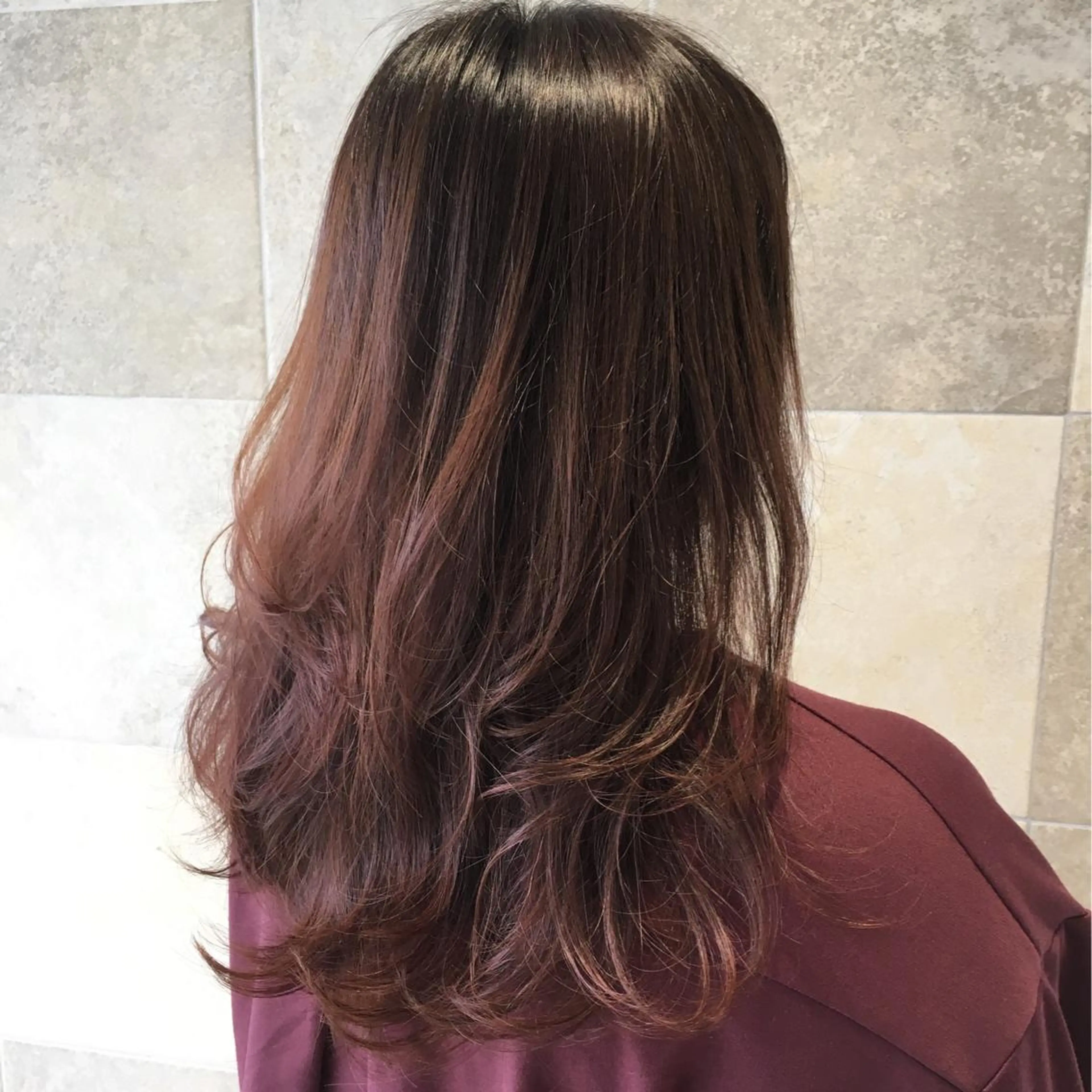 セミロング カラー カット ヘアカラー カット/メンズカット 藤田麻衣のヘアスタイル