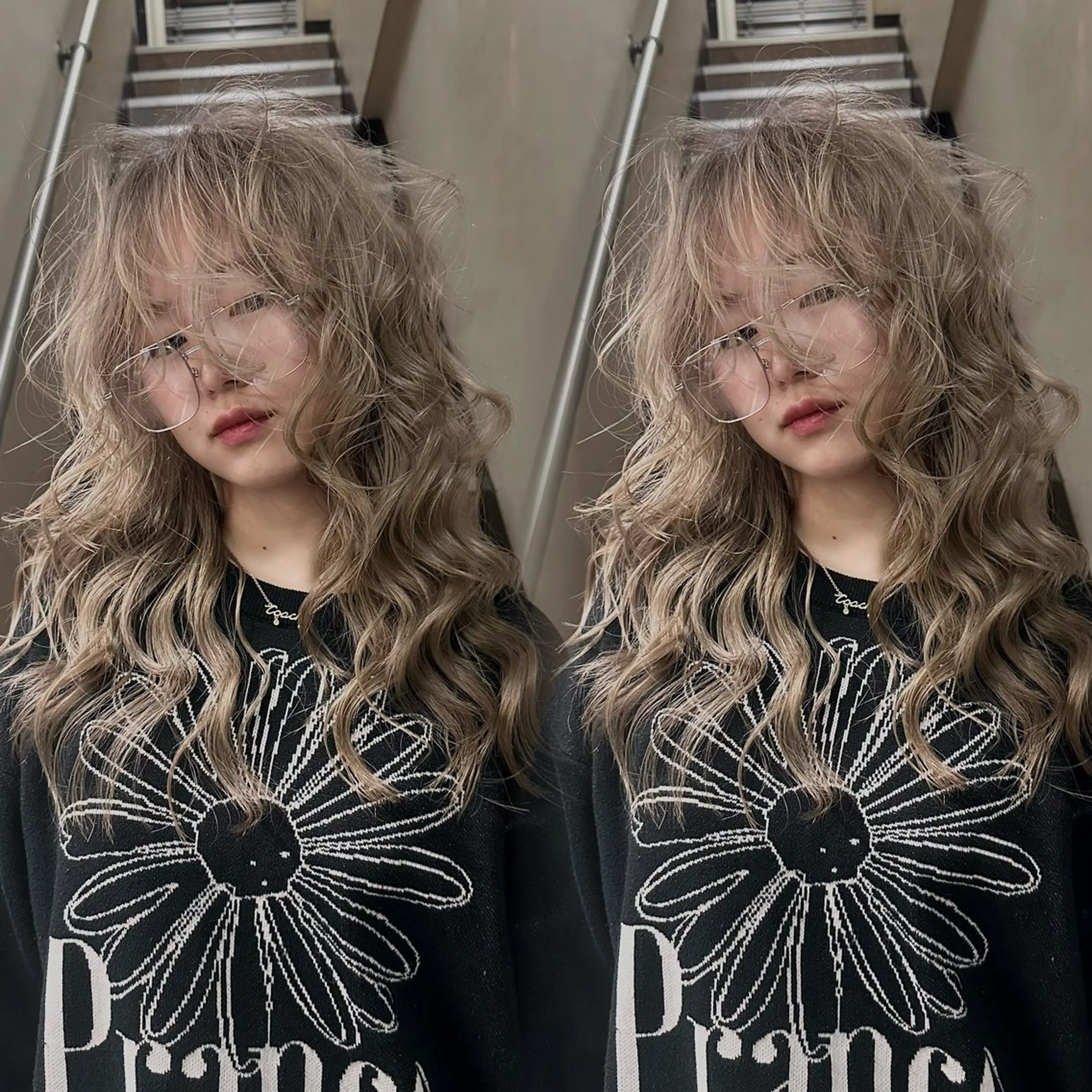 ロング カラー ainya/心斎橋 /ハイトーン/のヘアスタイル