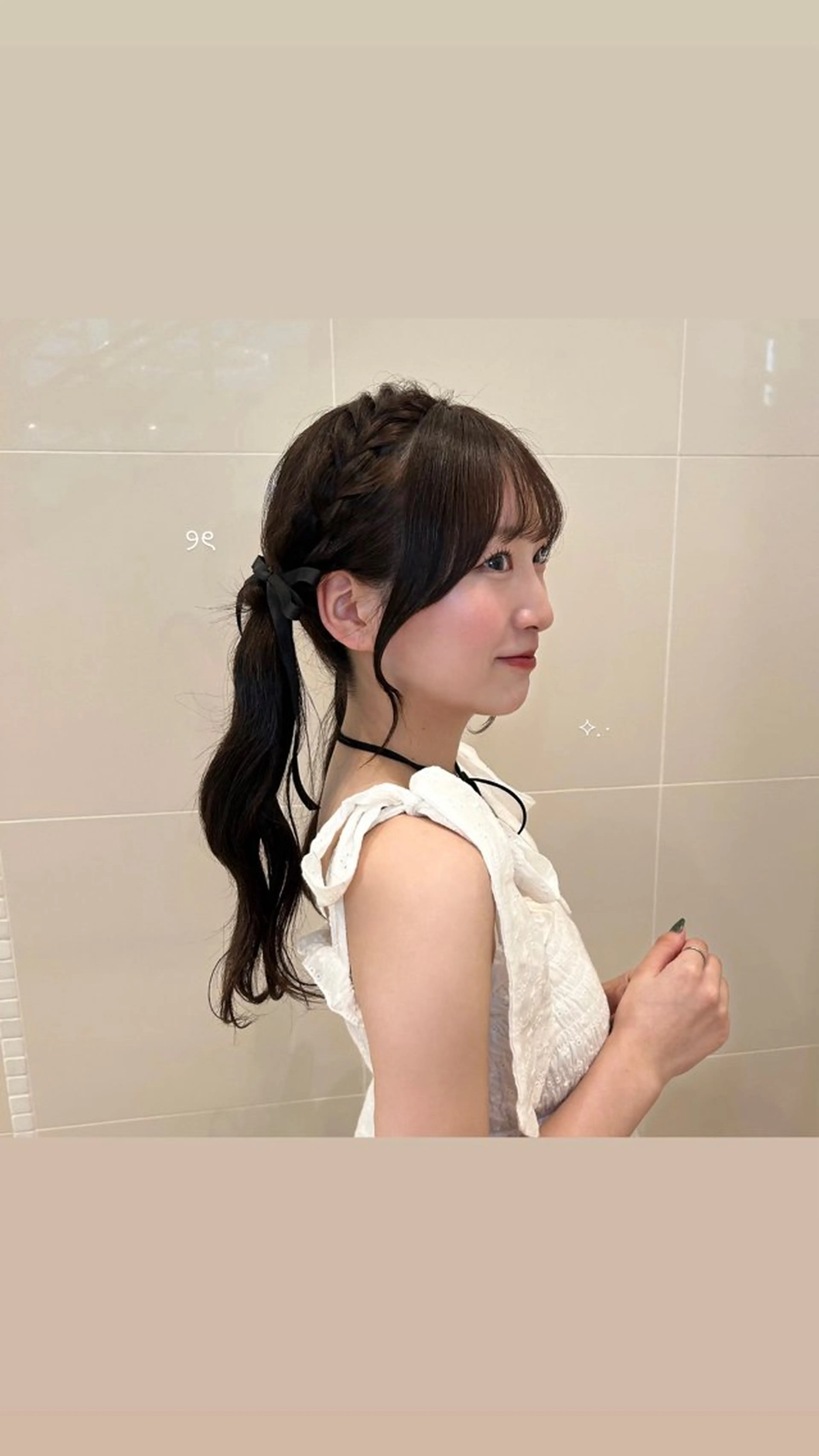 セミロング fosta 女性専用サロン所属・moe🎀 梅田美容室のヘアスタイル