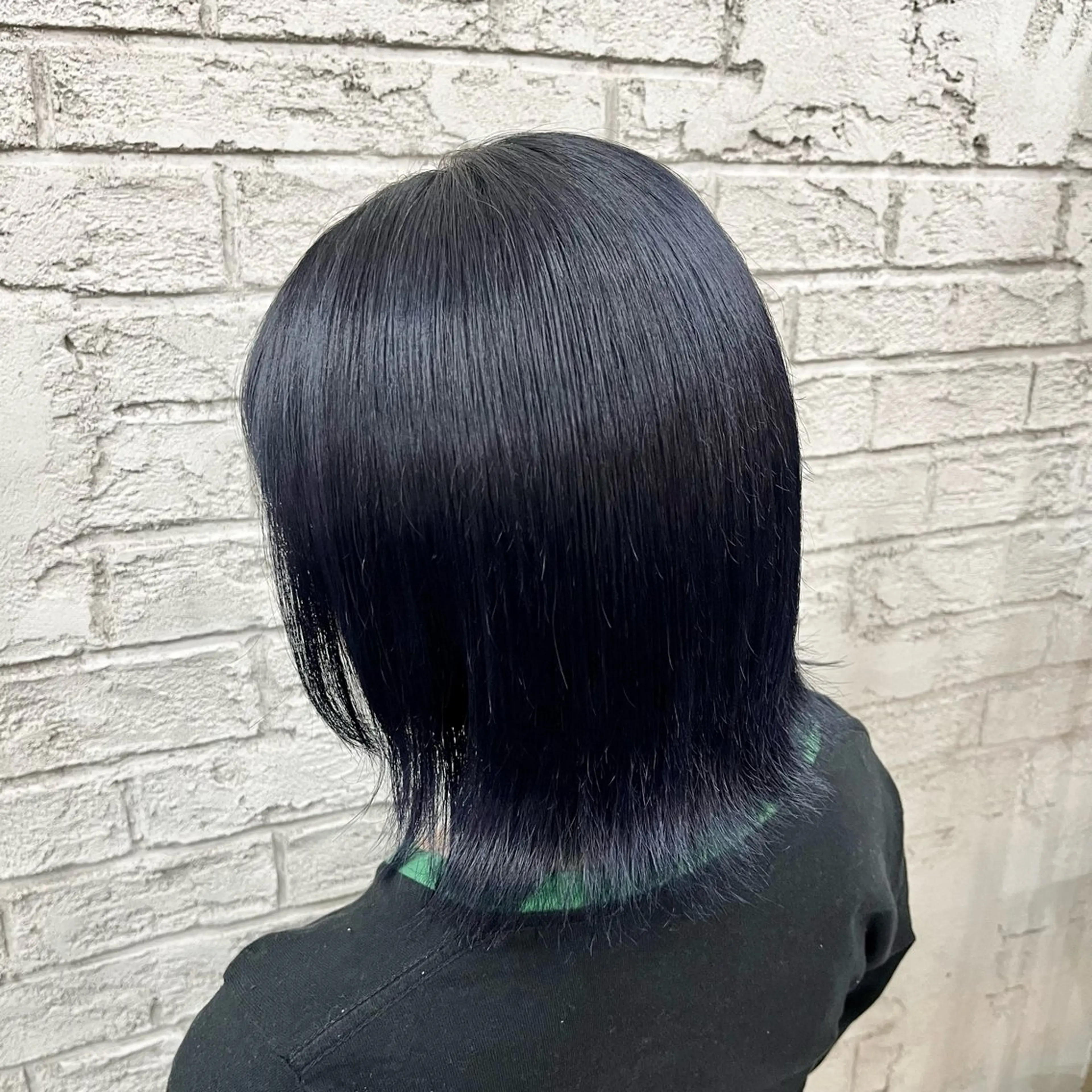 ショート 切りっぱなしボブ ボブ 艶髪ブリーチカラー 💗manaka💗のヘアスタイル
