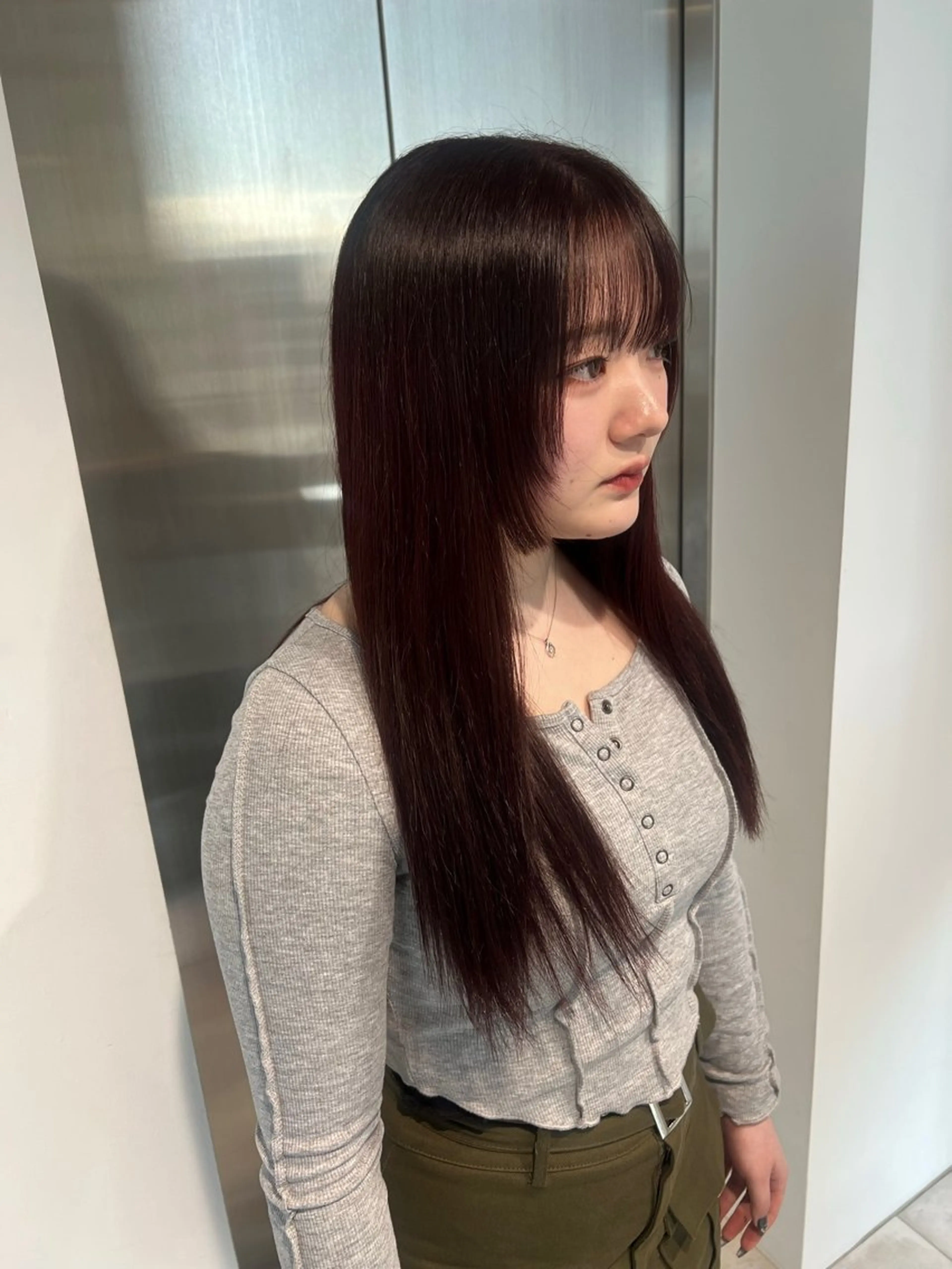 ロング カラー カット ヘアカラー トリートメント 色落ちまで可愛い 透明感🔅KANTAのヘアスタイル