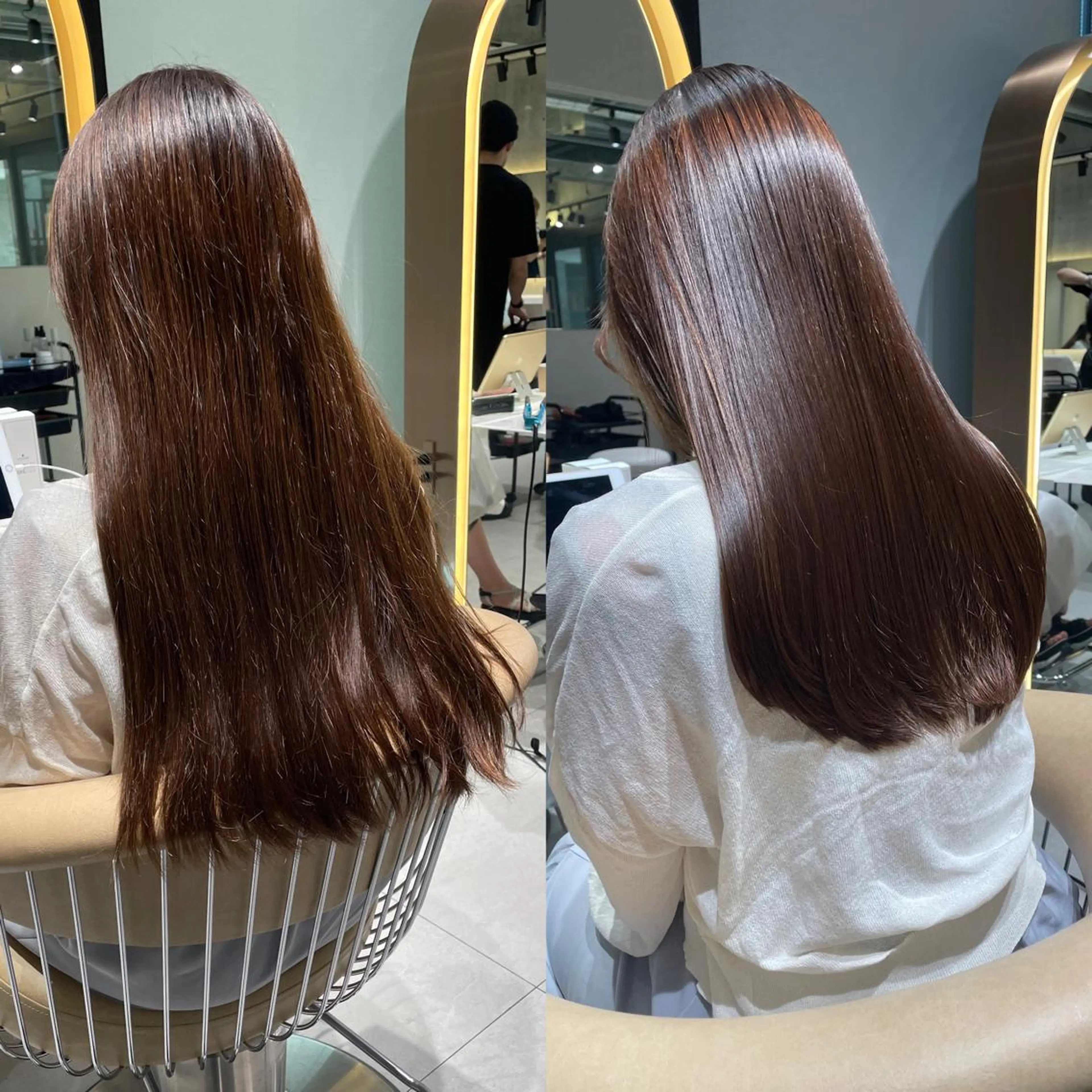 ロング カット 縮毛矯正 トリートメント 《髪質改善✖️ハイト ーン🧸》小嶋拓也のヘアスタイル