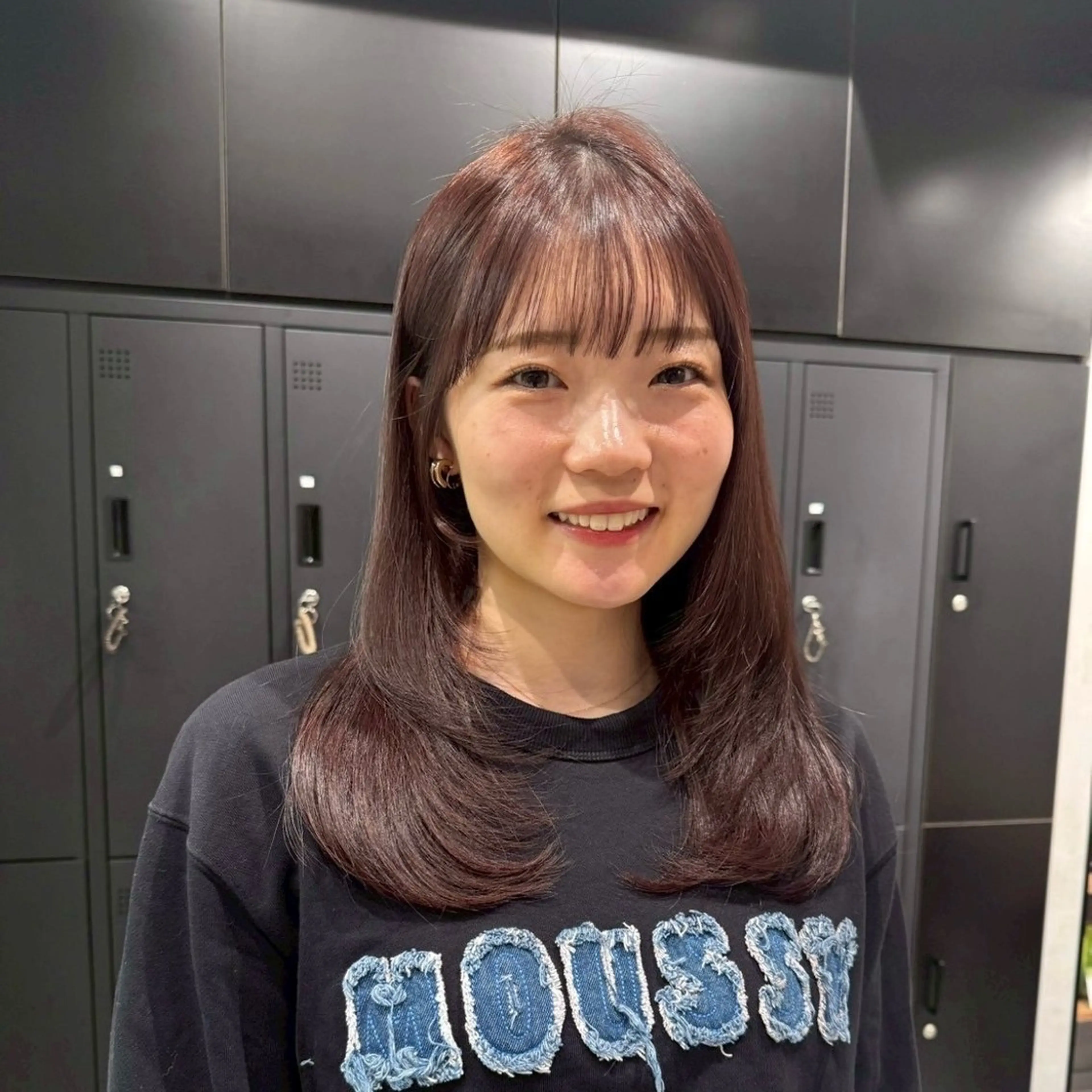 セミロング カラー 透明感カラー🫧 ベージュ✴︎meiのヘアスタイル