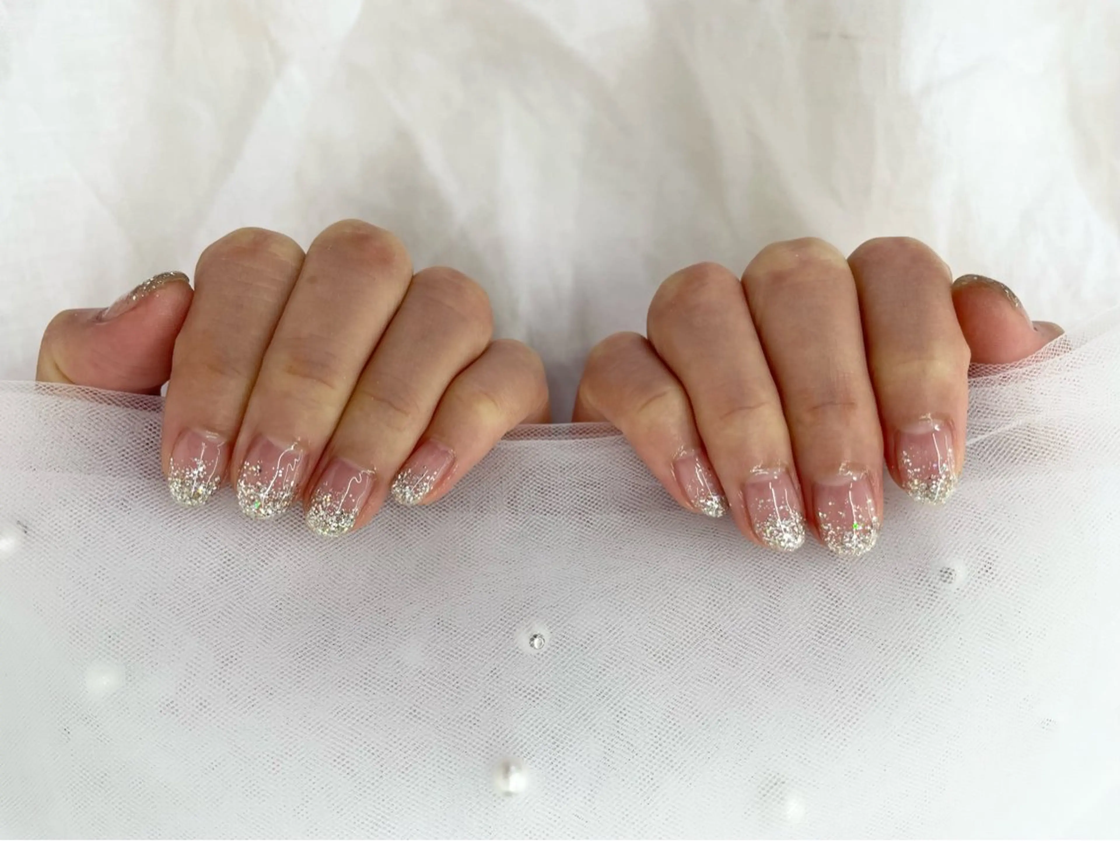 ハンド ラメグラデーション(オフなし)の写真