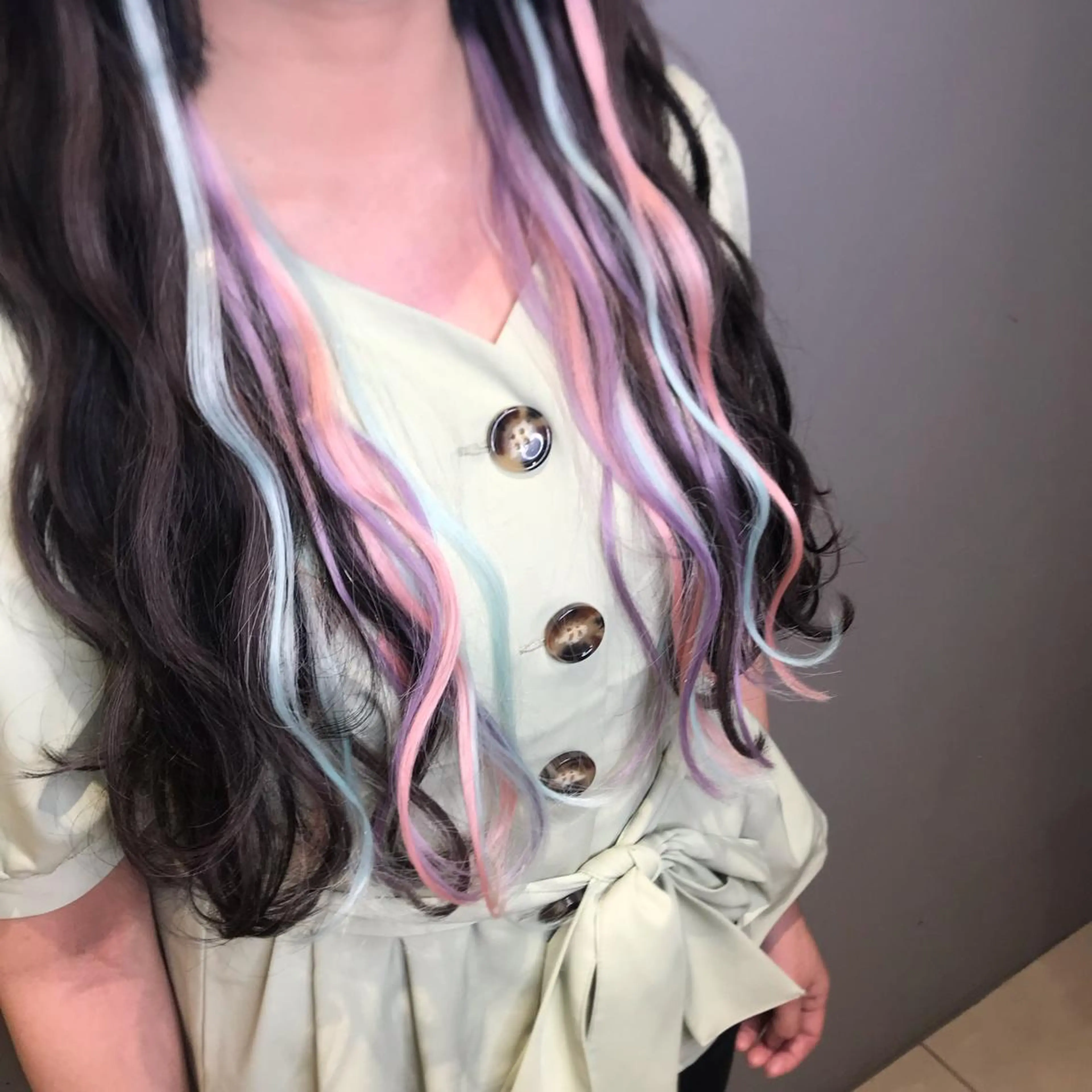ロング シールエクステ エクステ 茂木 結希のヘアスタイル