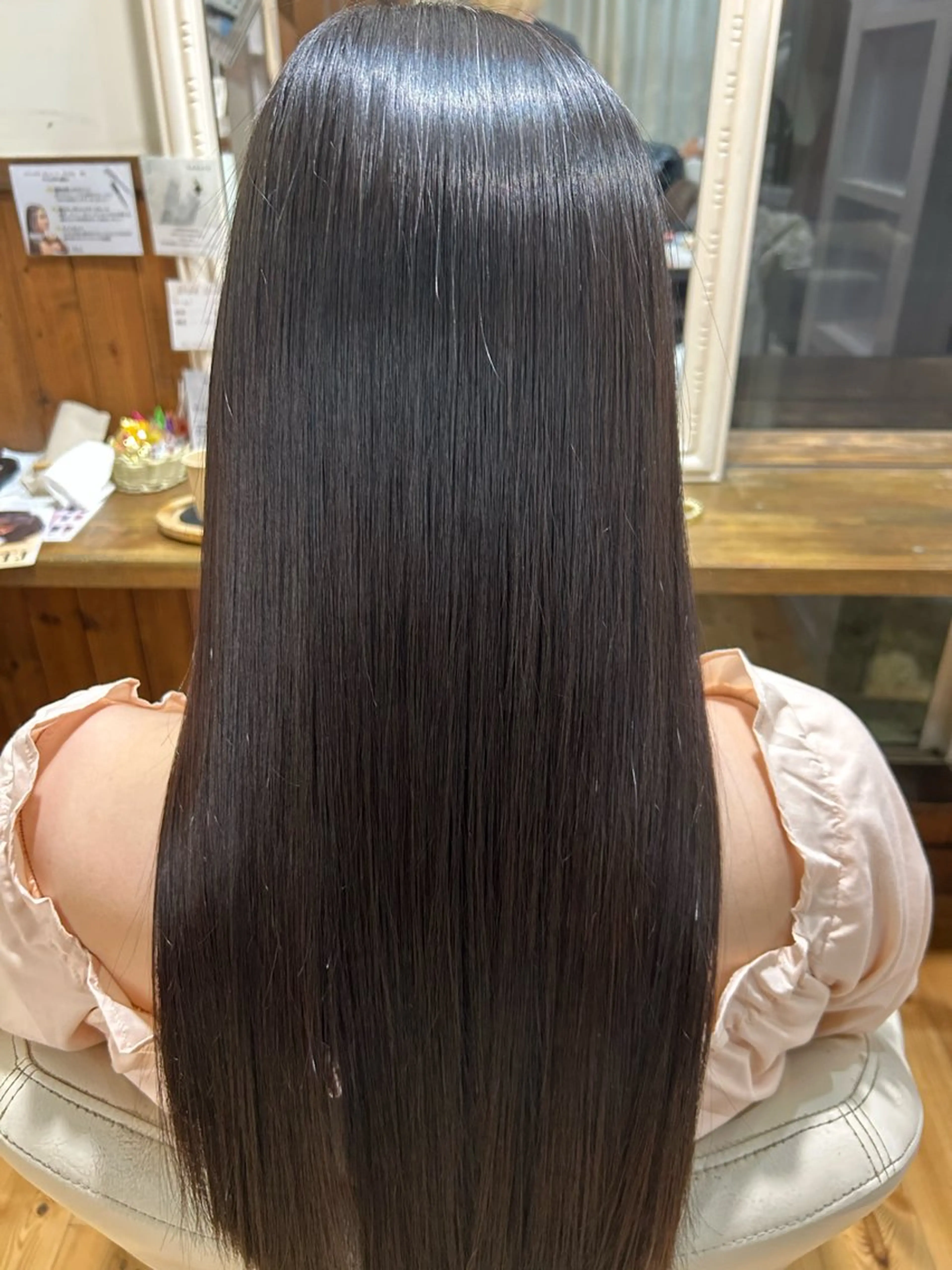 ロング 縮毛矯正 トリートメント 村瀬 龍之介のヘアスタイル