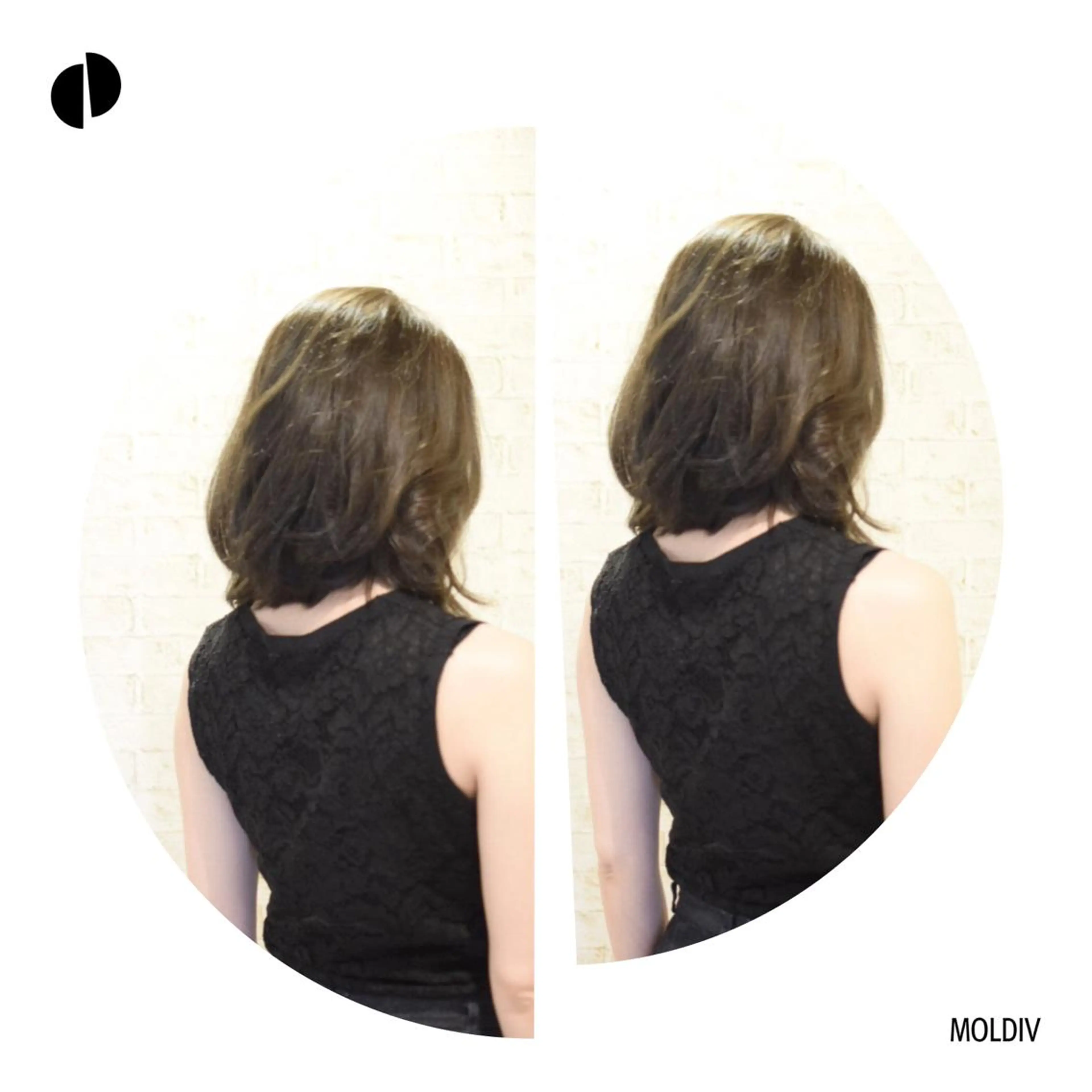 ミディアム カラー アッシュ ネイビーカラー ✨縮毛矯正✨髪質改善 ナカシマ ユミのヘアスタイル