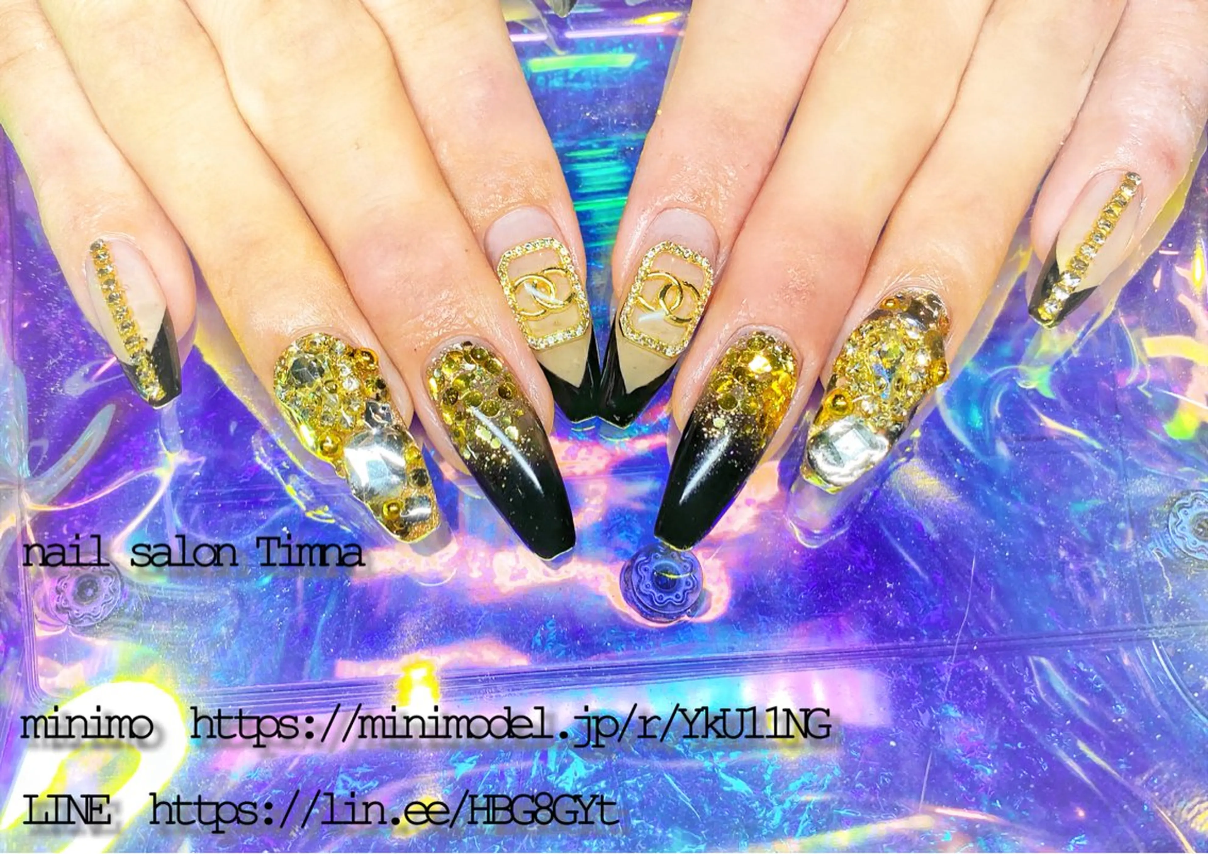 ロング ハンドネイル NAILSALON 🍔Timna🍟のネイルデザイン