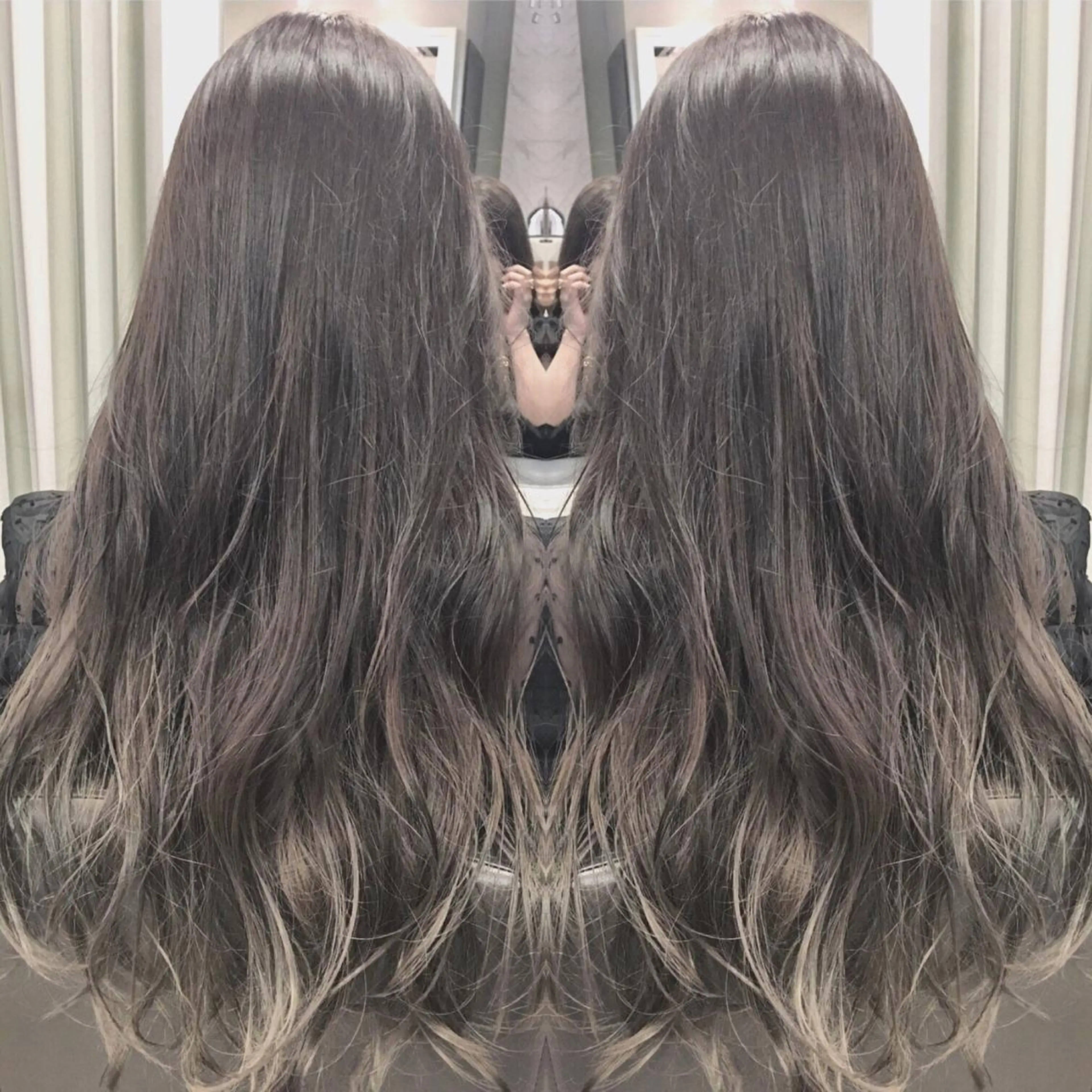 ロング カラー box mico. mutsumiのヘアスタイル