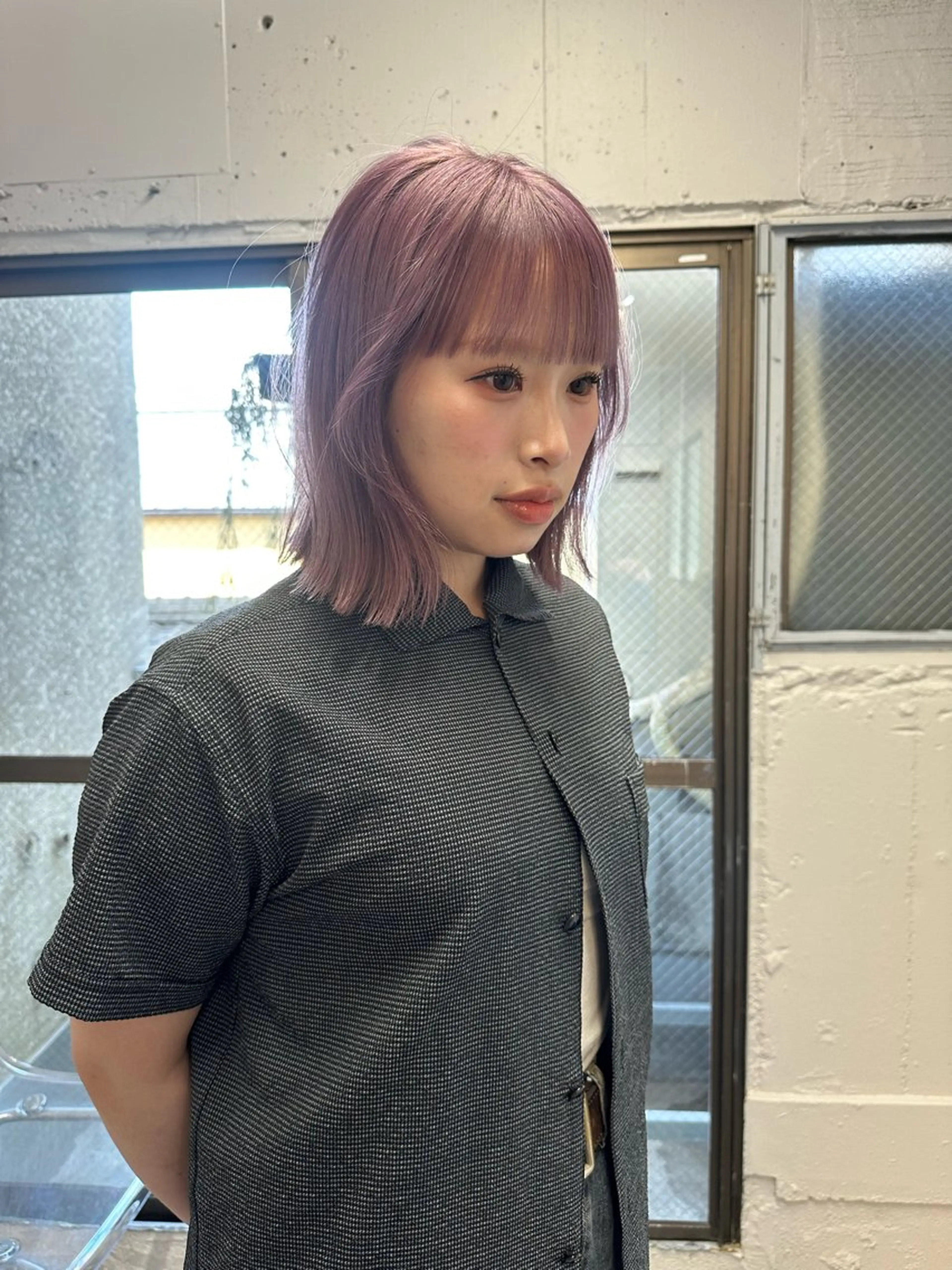 カラー ヘアカラー ロングレイヤー ¥0🎀MEIのヘアスタイル
