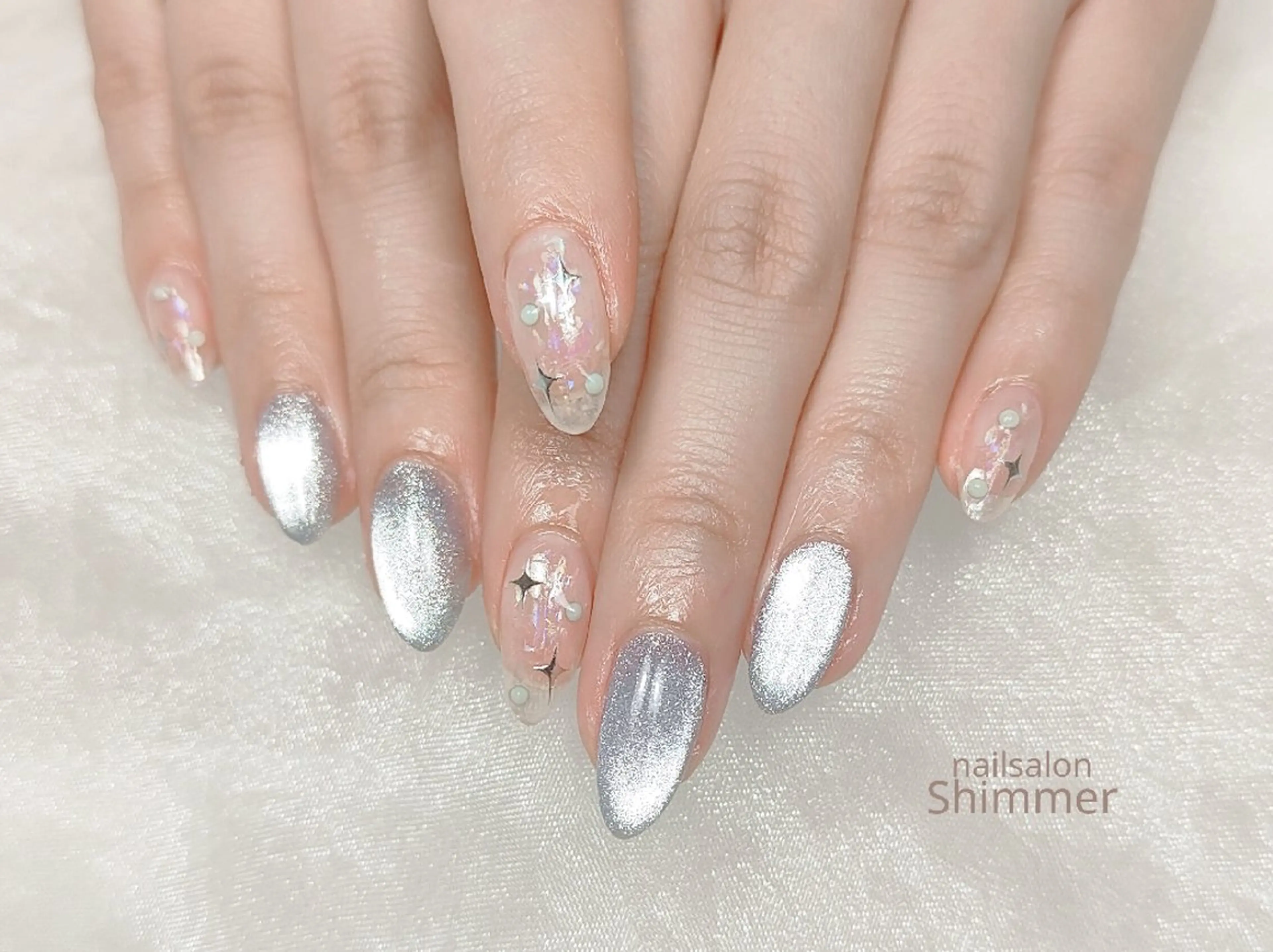 ネイル ハンドネイル Shimmer Asakoのネイルデザイン