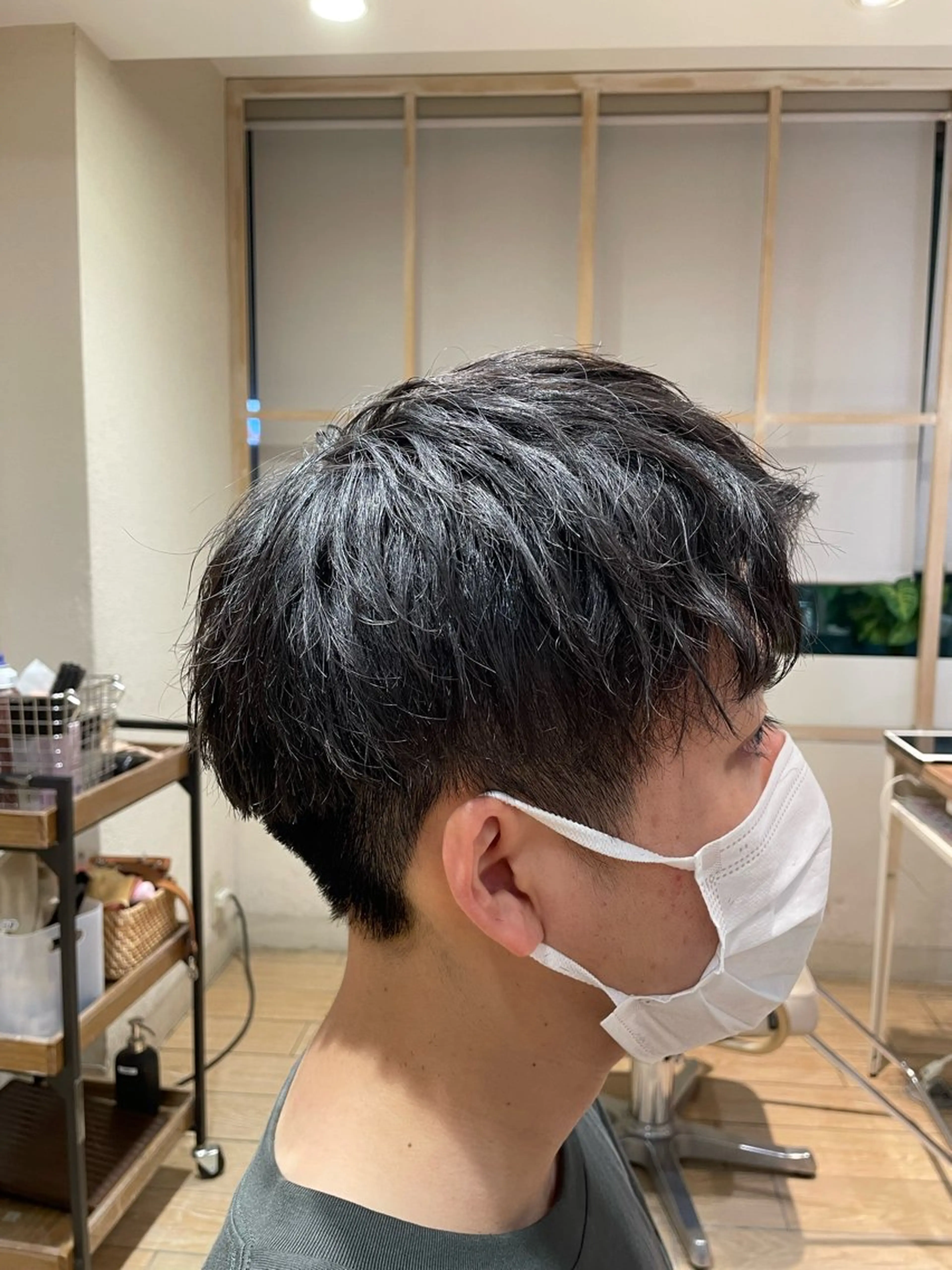 ショート パーマ afloatkobe所属・美髪/髪質改善 川口凌弥のヘアスタイル