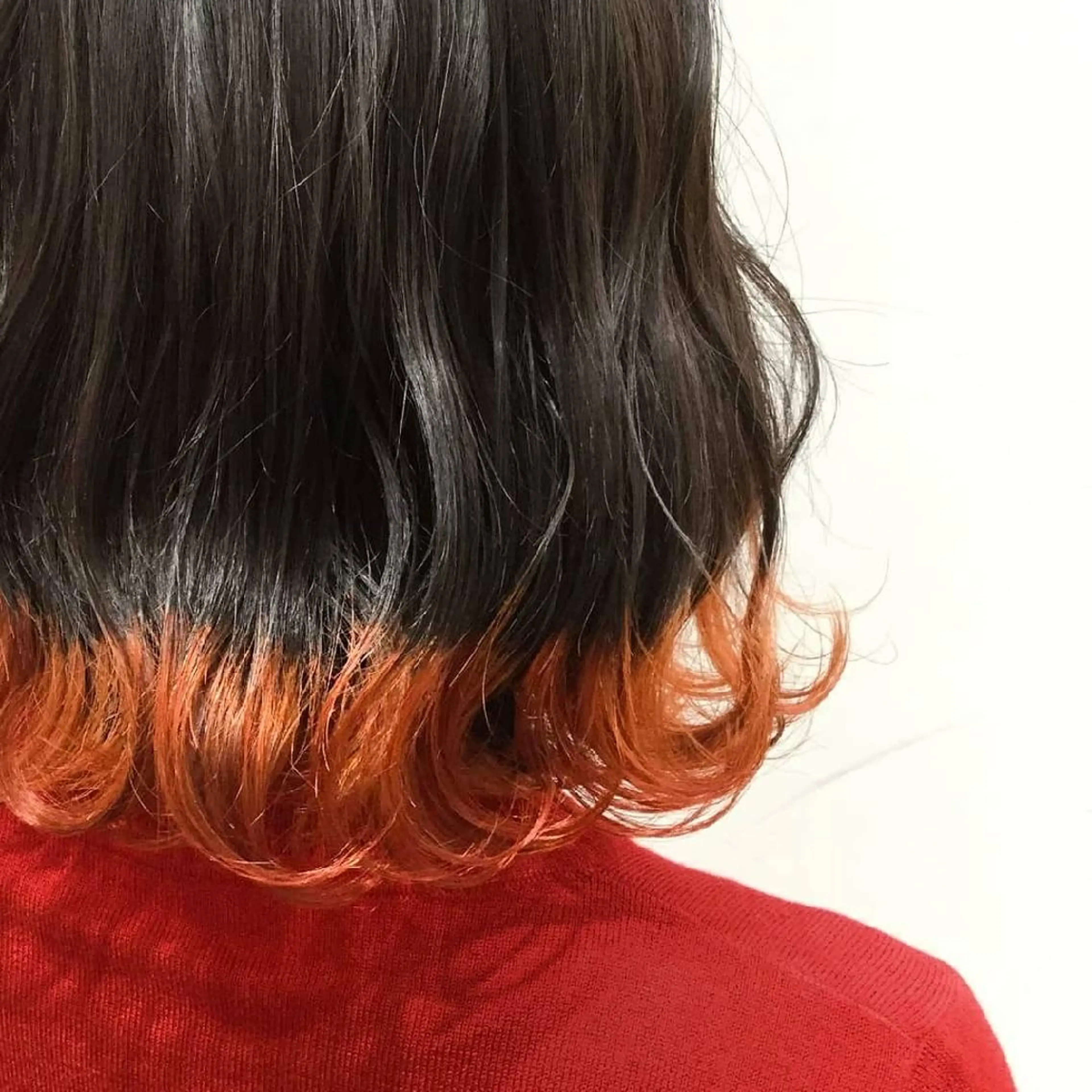 カラー ショート オレンジ 艶髪サラサラカラー 🌈前原健吾のヘアスタイル