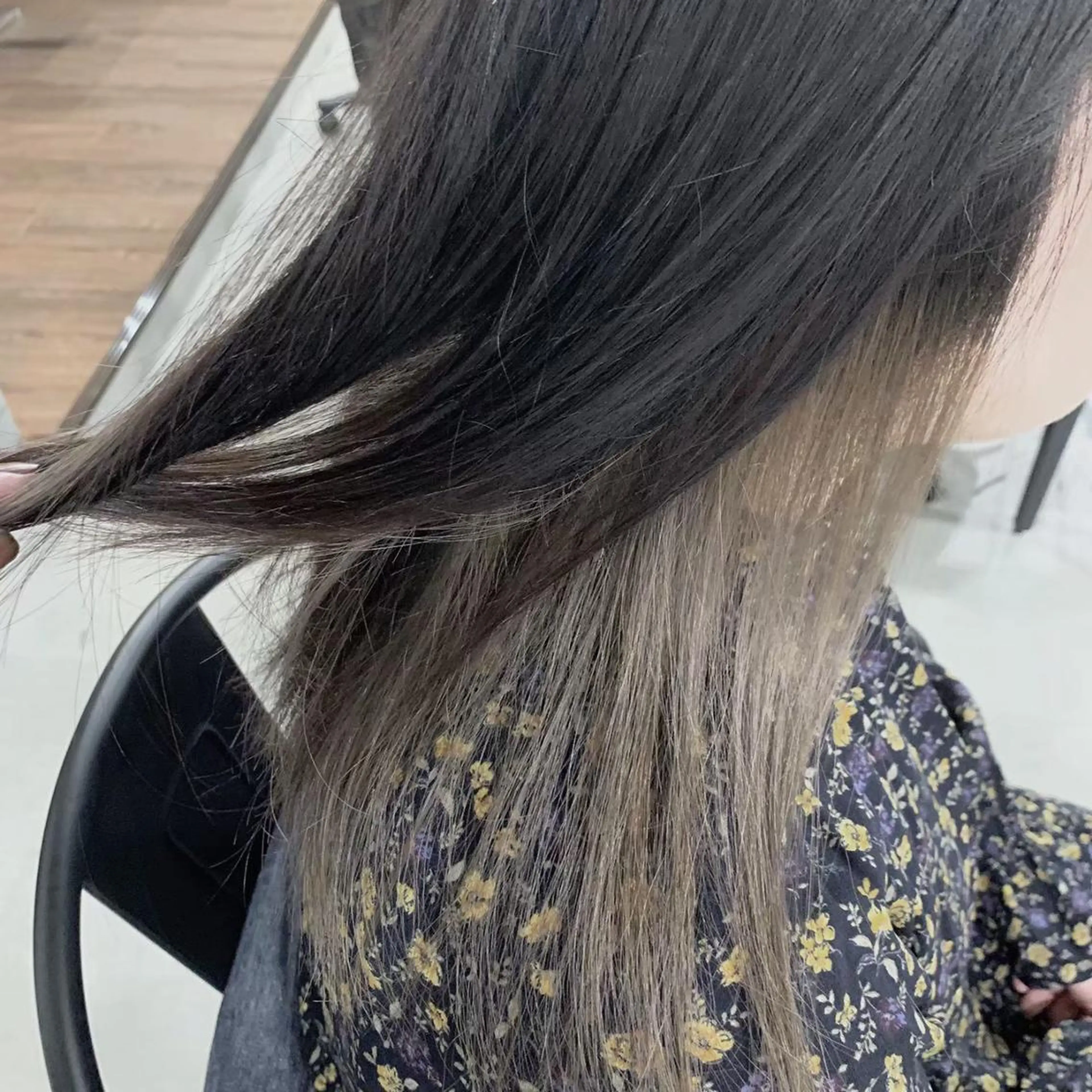 ミディアム カラー パーマ ヘアアレンジ ネイル マツエク・マツパ アイブロウ ショートボブ ミディアムパーマ バレイヤージュ ブリーチ ケアブリーチ カラー特化サロン大阪 ルービック江坂/新城のヘアスタイル
