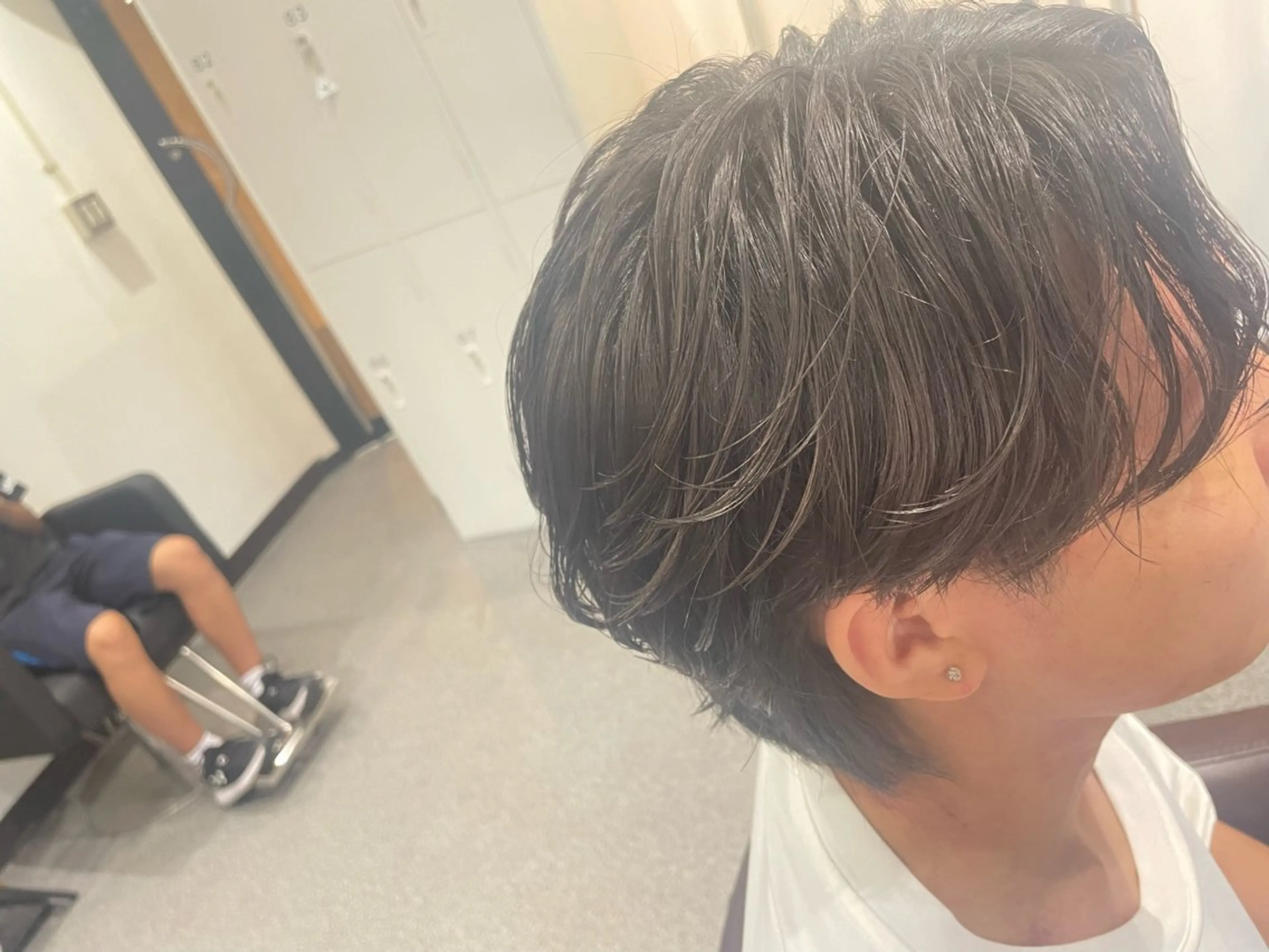 パーマ メンズ フェザーパーマ メンズパーマ カット パーマ AYA ♡のヘアスタイル