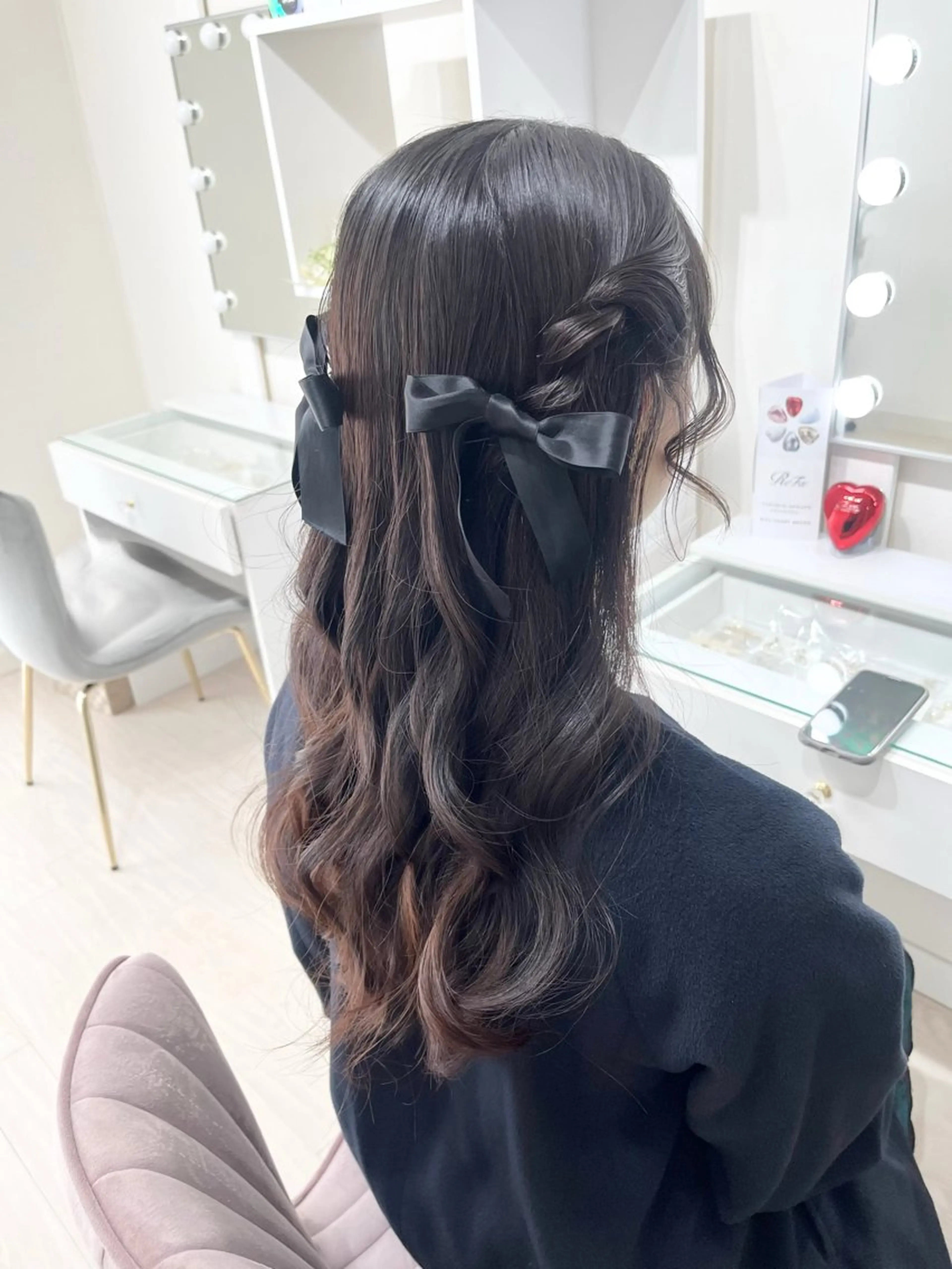 ロング ヘアアレンジ ヘアセットサロン /上坪愛美のヘアスタイル