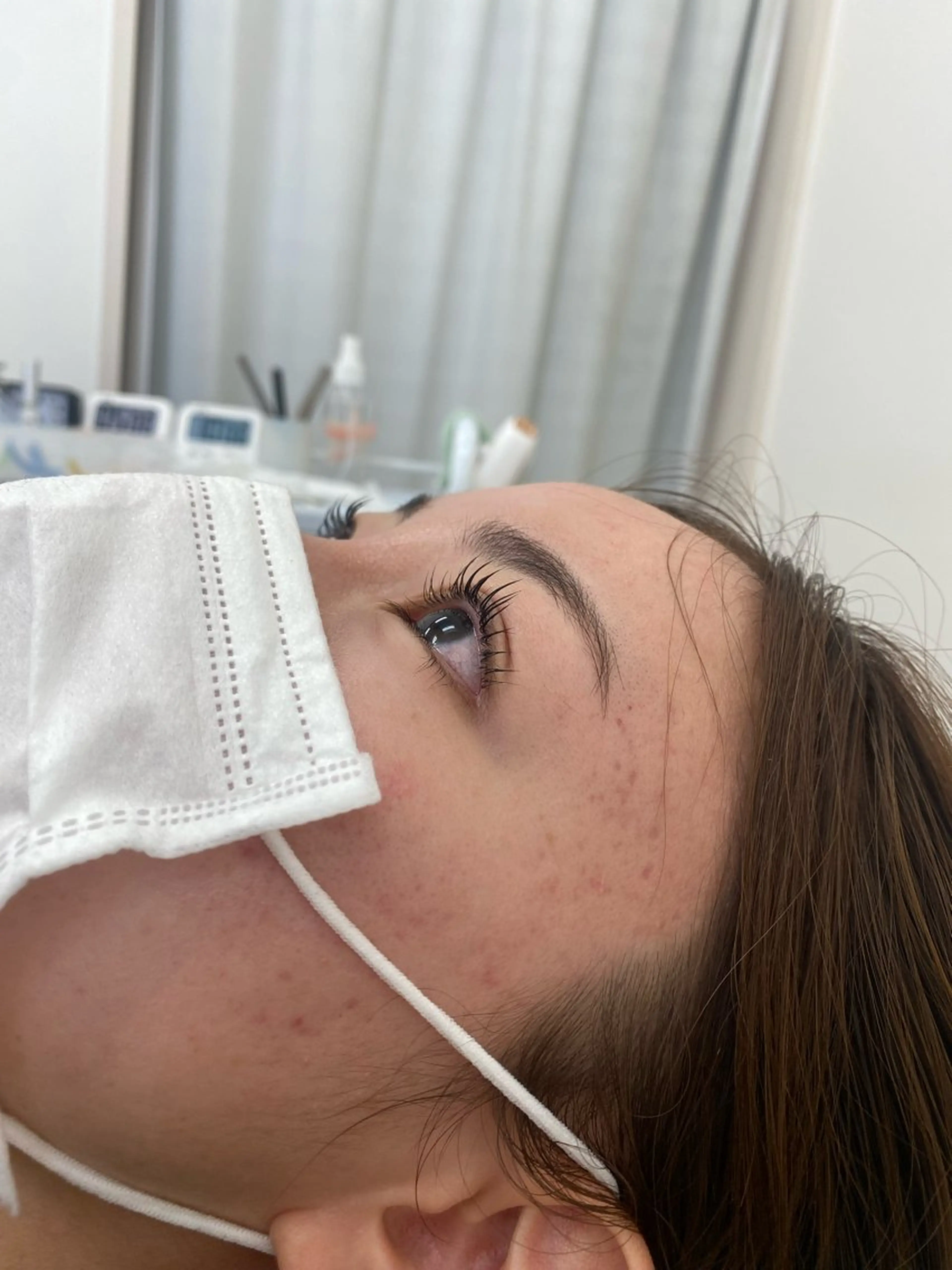 マツエク・マツパ パリジェンヌラッシュリフト 下まつげエクステ 一重×まつ毛パーマ nail&eyeLily 武蔵境店所属・岩田 柚葉のマツエク・マツパデザイン