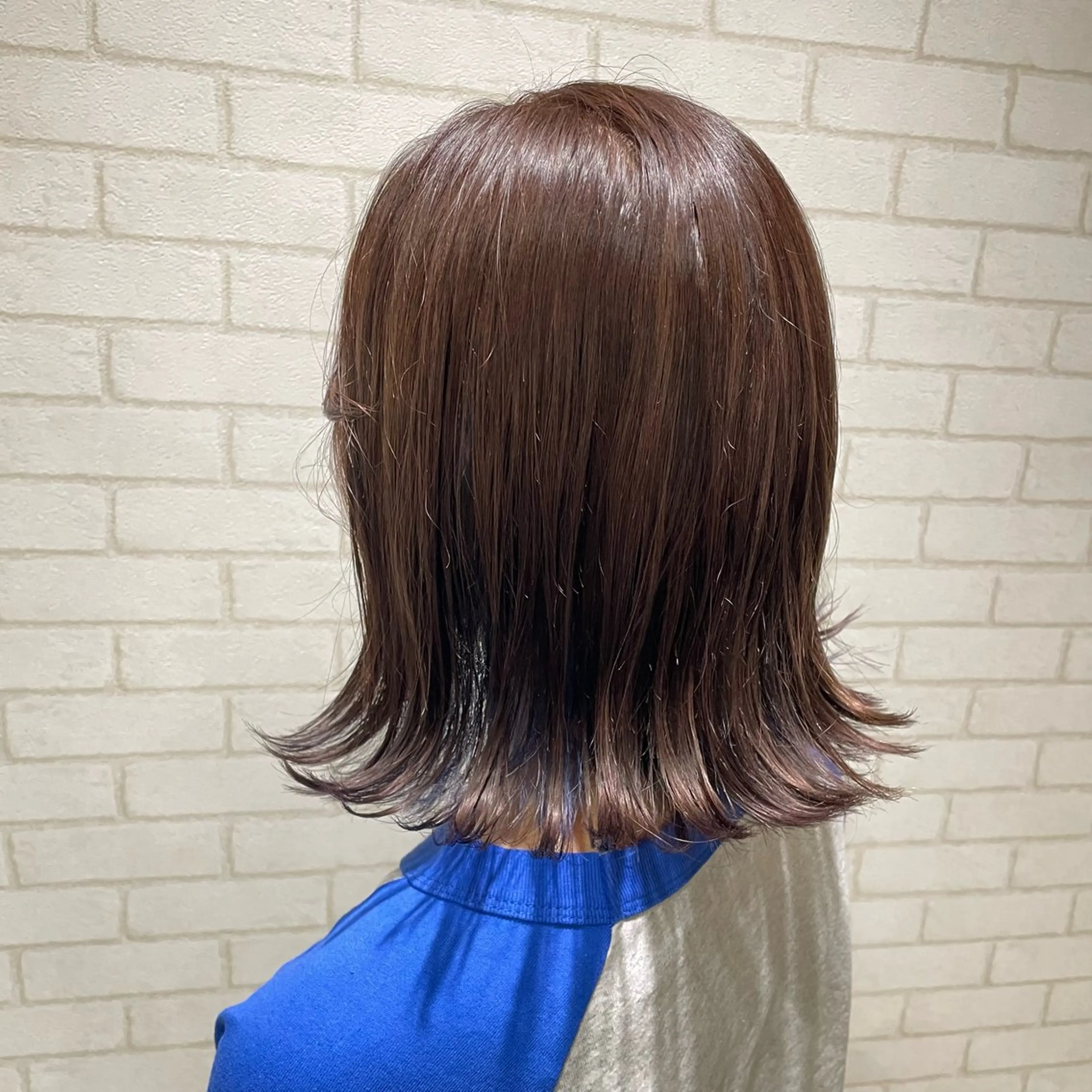 カラー ブリーチ ブラウンカラー ショコラブラウン ブリーチなしカラー ピンクカラー ヘアカラー MICHIRU 🐈‍⬛💞のヘアスタイル