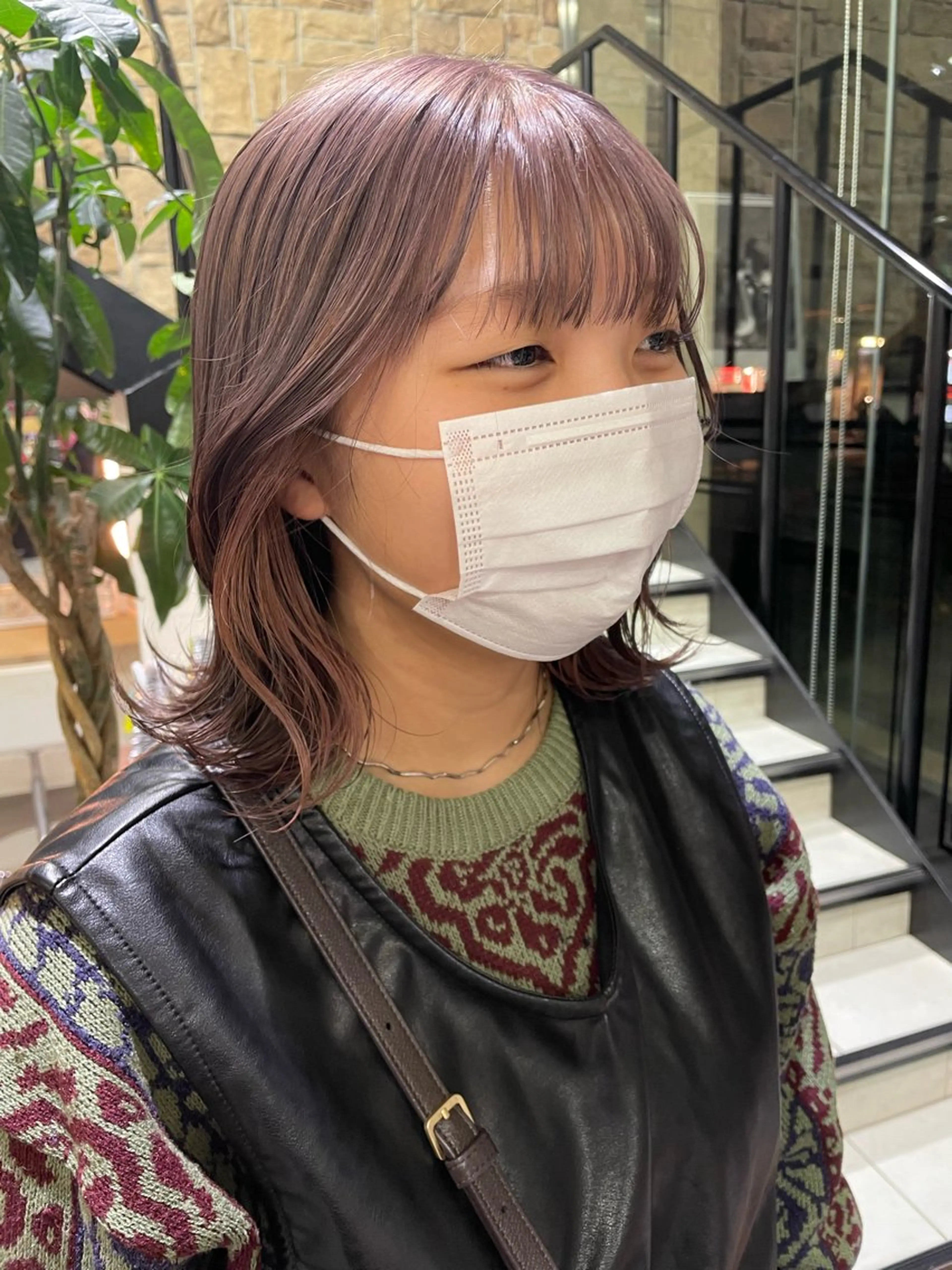 セミロング ヘアカラー トリートメント hair＆eye 🫧ྀི/栞のヘアスタイル