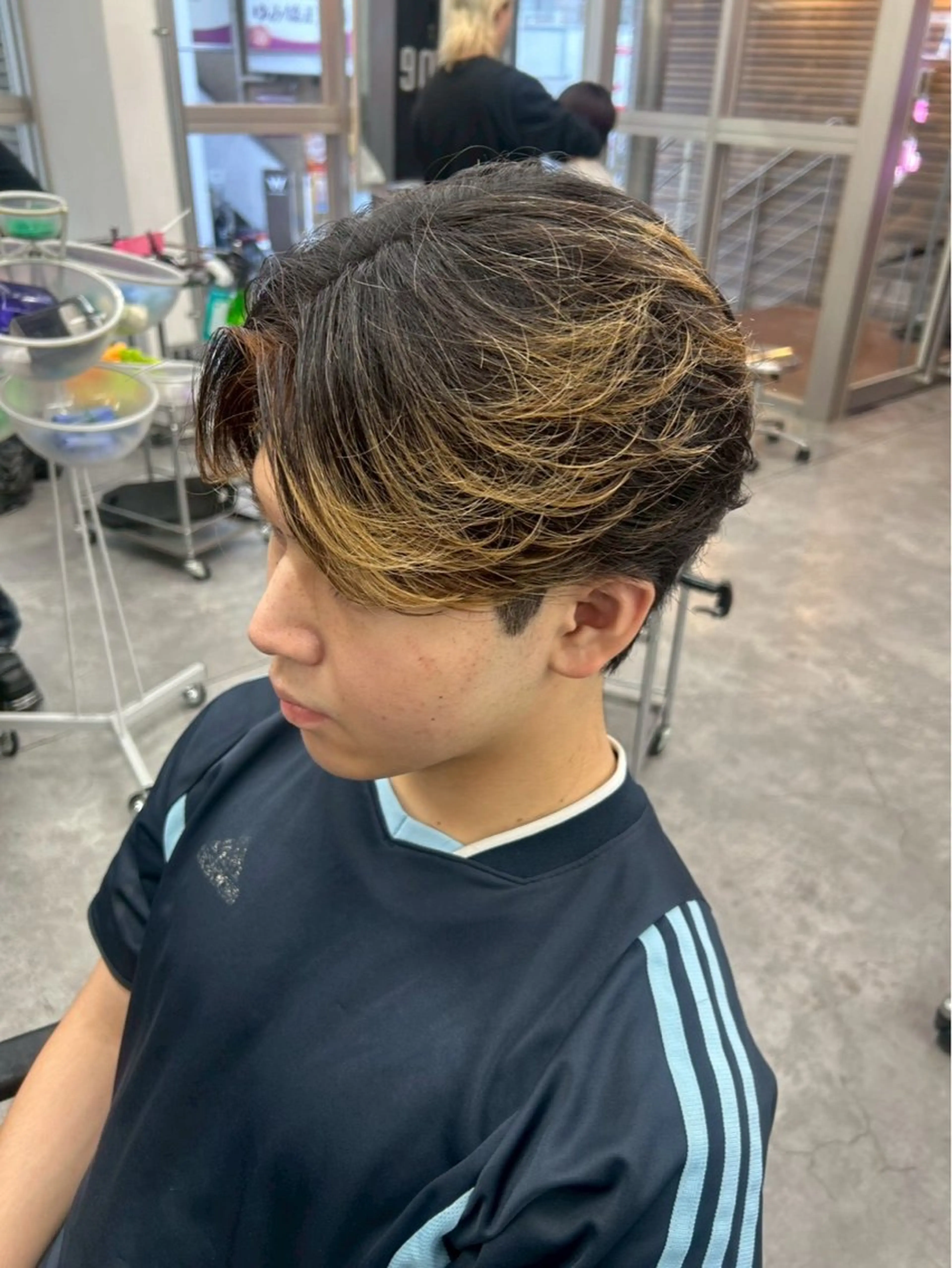 メンズ センターパート カット ヘッドスパ メンズ特化/パーマ/ 骨格矯正カット/真人のヘアスタイル