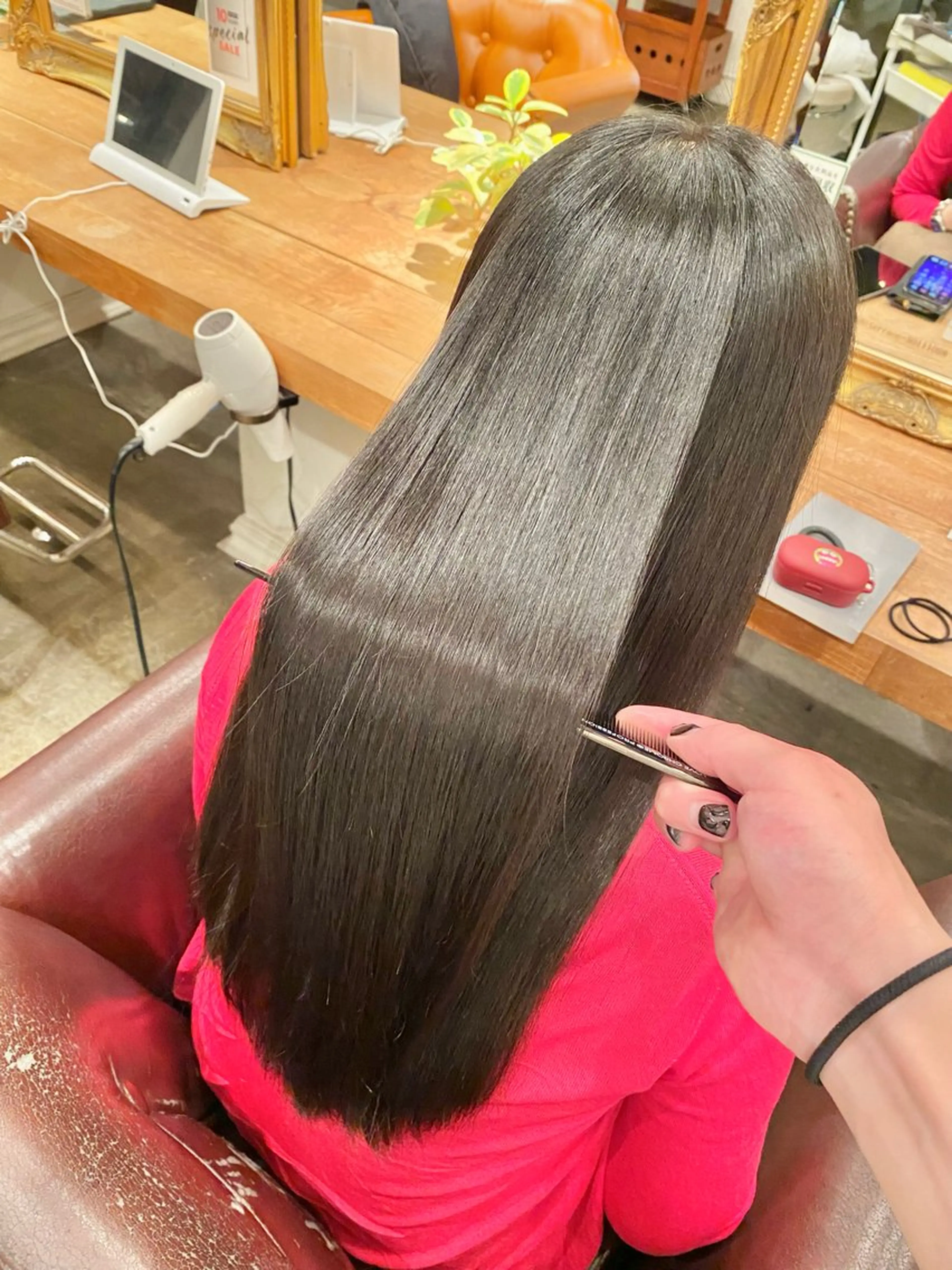 ロング パーマ カット 縮毛矯正 トリートメント 髪質改善 カット/soyaのヘアスタイル