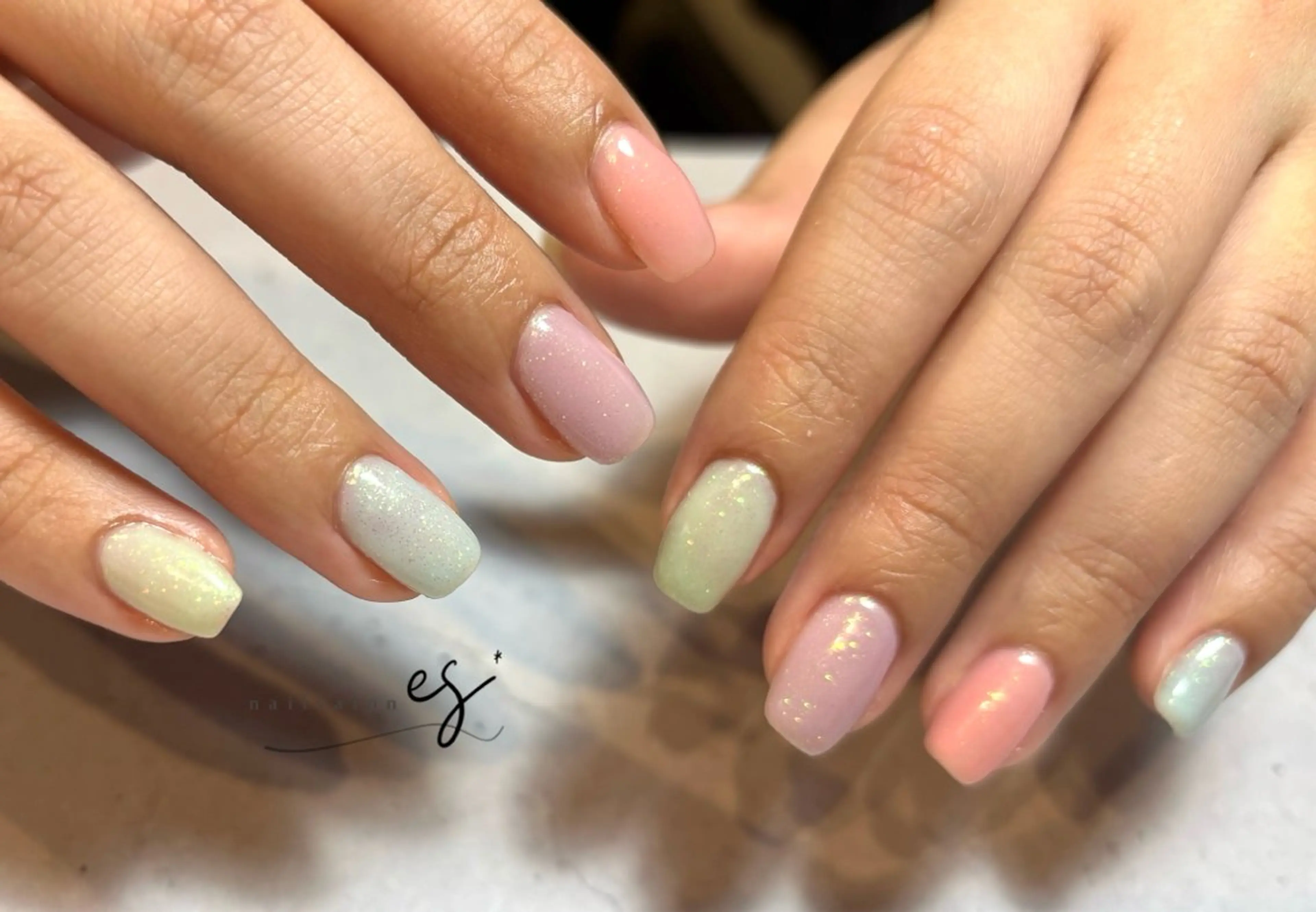 ネイル 春ネイル nailsalon esのネイルデザイン
