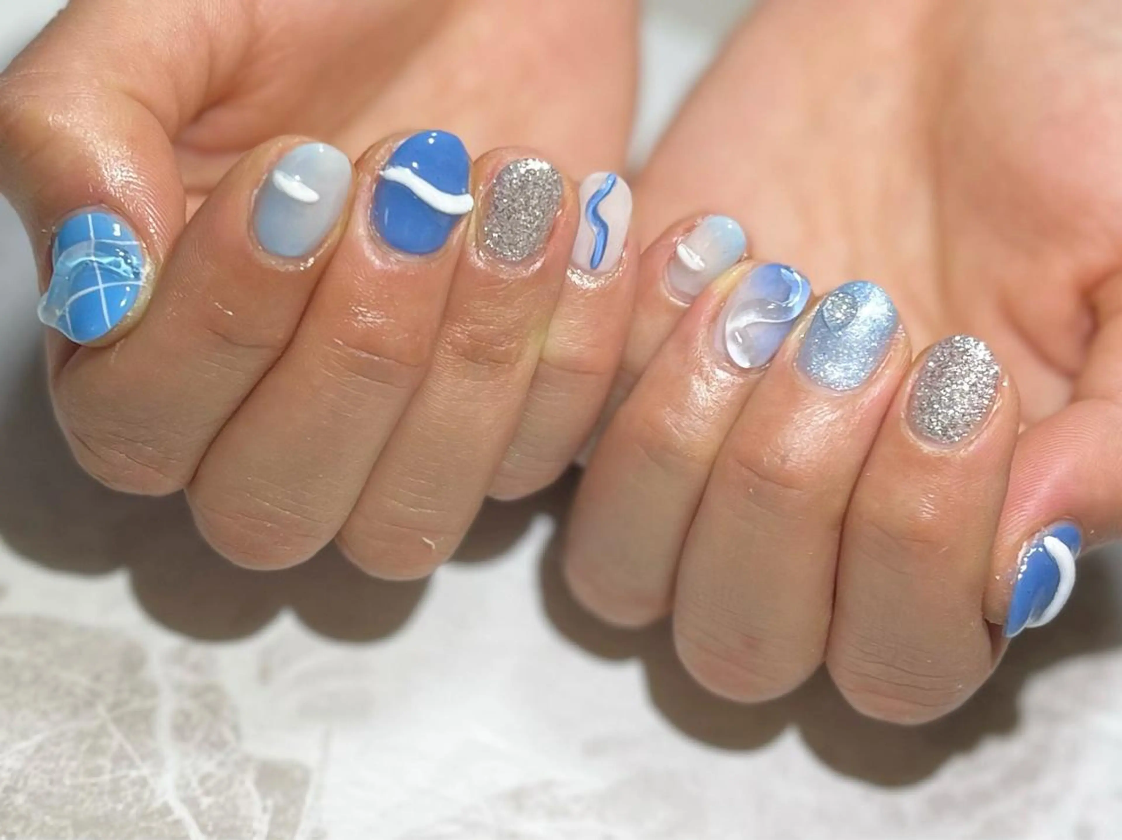 ネイル フットネイル ニュアンスネイル シンプルネイル 春ネイル 夏ネイル ネイル フフラ所属・nail fufla ♡yamane♡のネイルデザイン