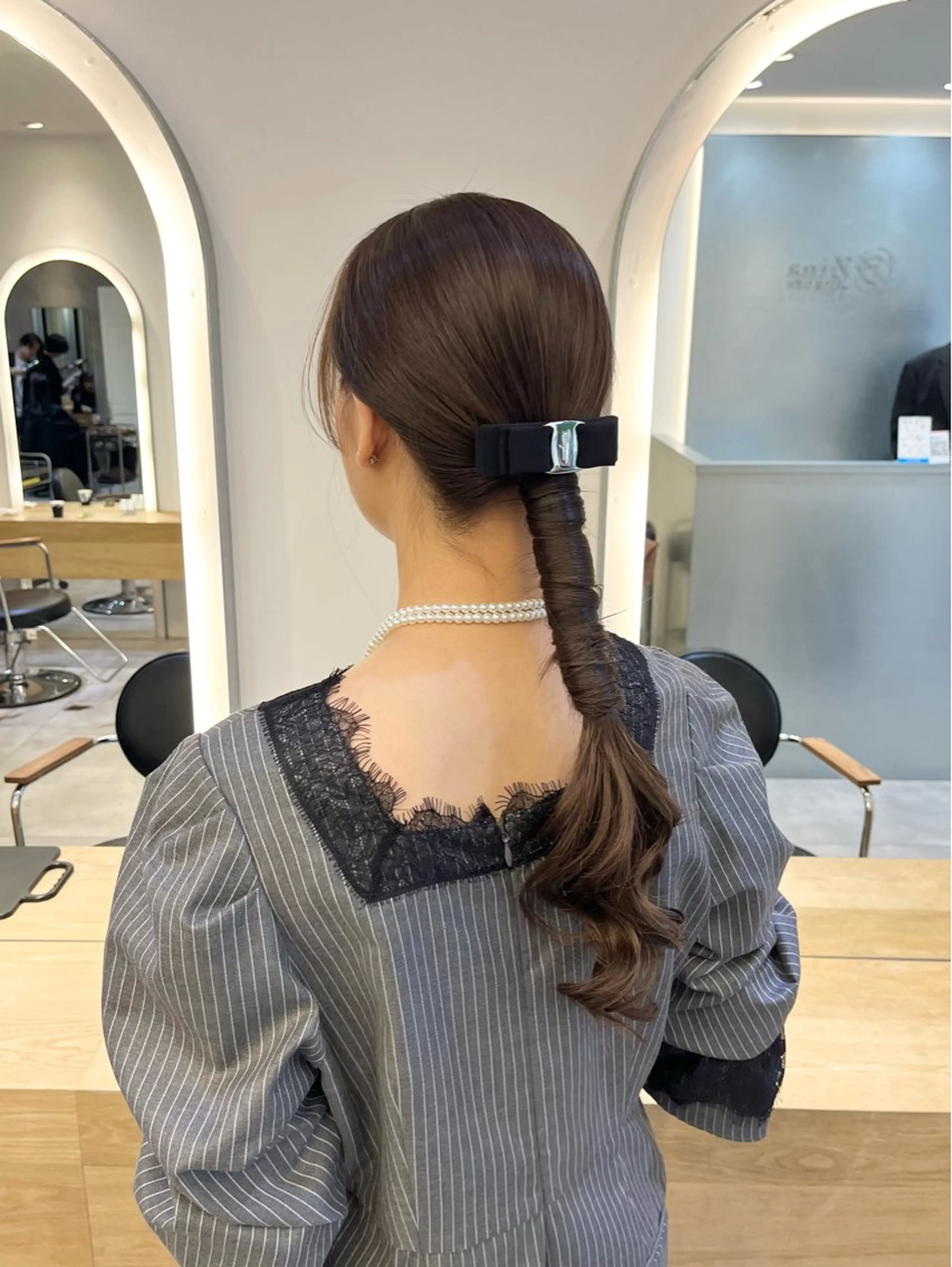 ヘアアレンジ 里見 倭梨のヘアスタイル