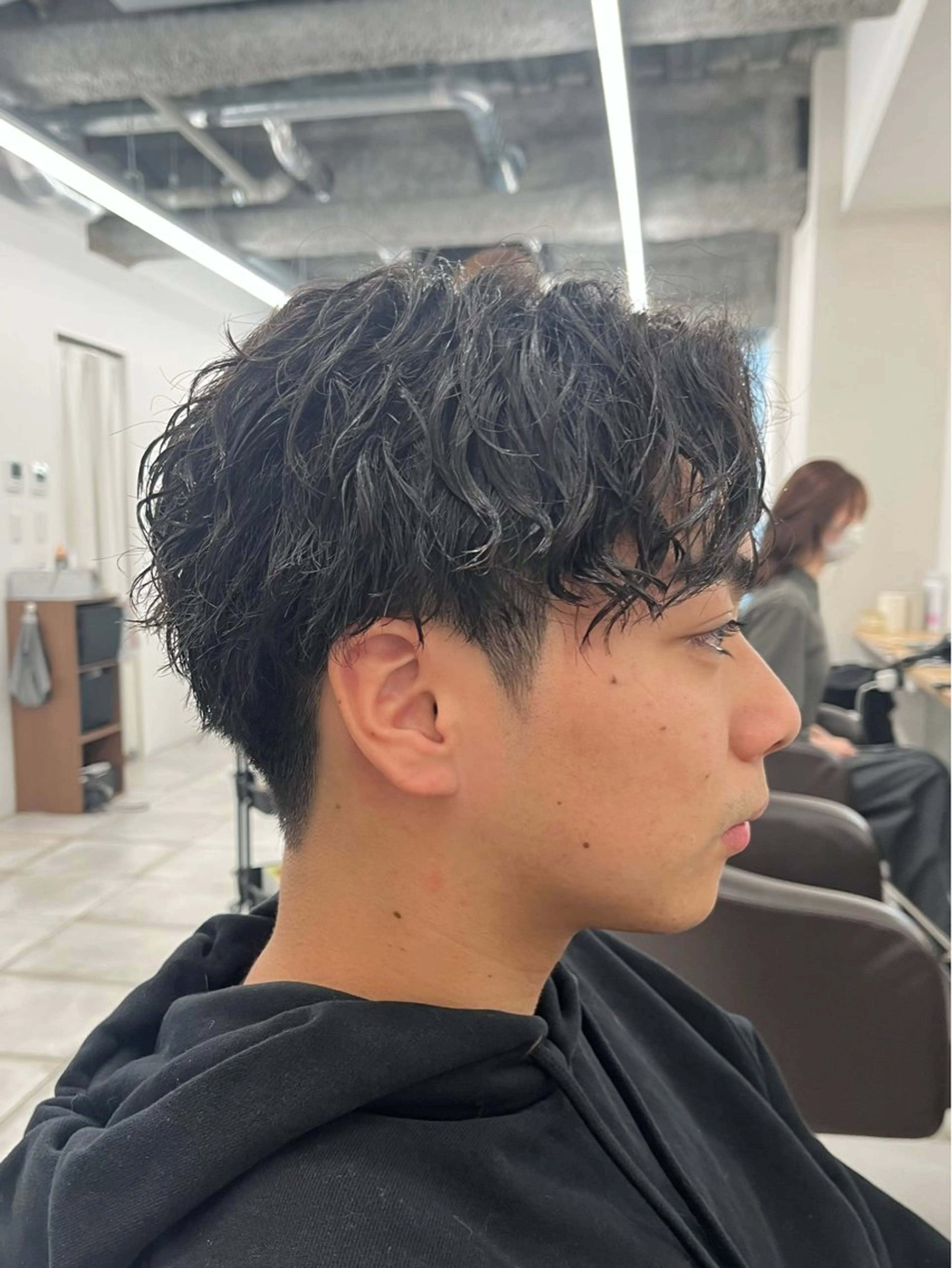 ショート パーマ メンズ 🏆メンズヘア特化 🥇代表りんぺーのヘアスタイル